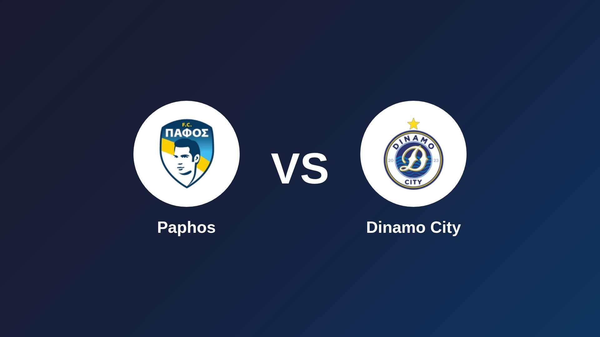 Pafos FC vs Dinamo City