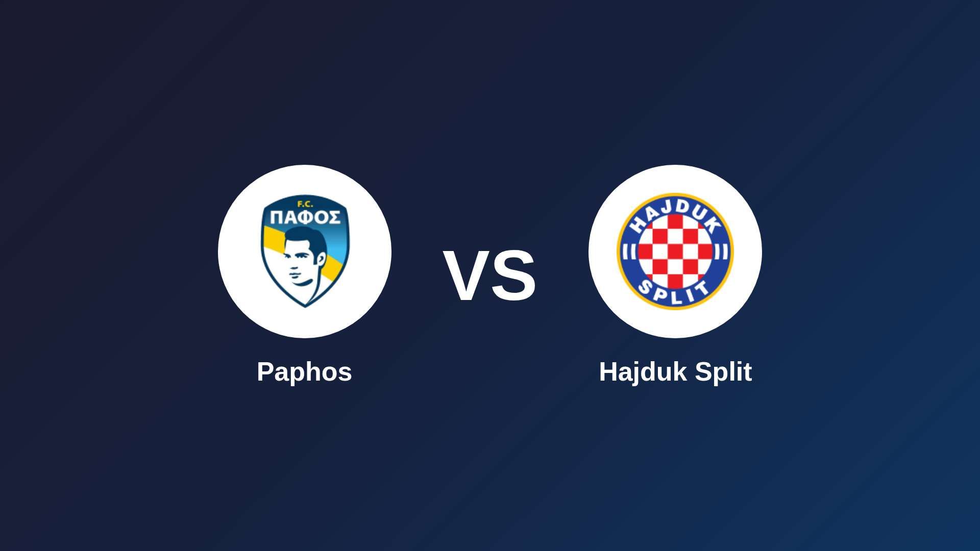 Pafos FC vs Hajduk Split