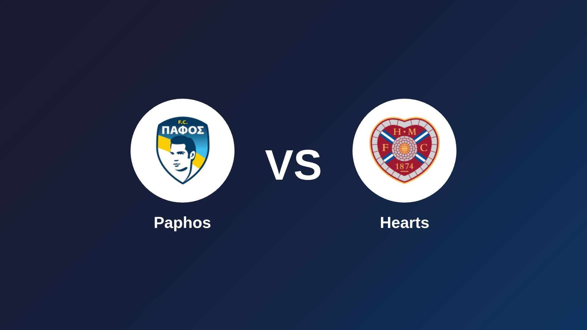 Pafos FC vs Hearts
