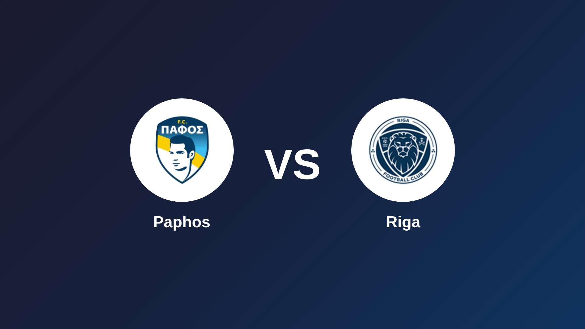 Pafos FC vs Riga