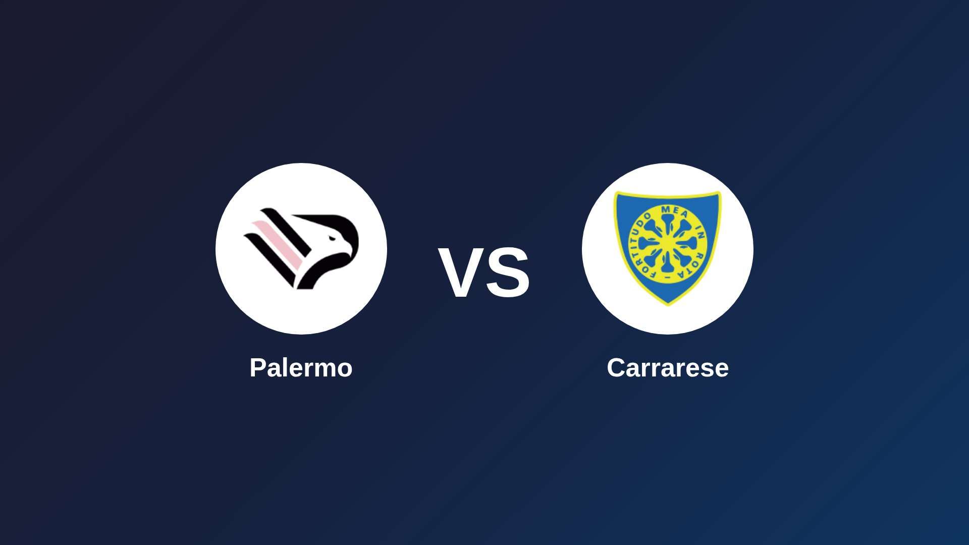 Palermo vs Carrarese
