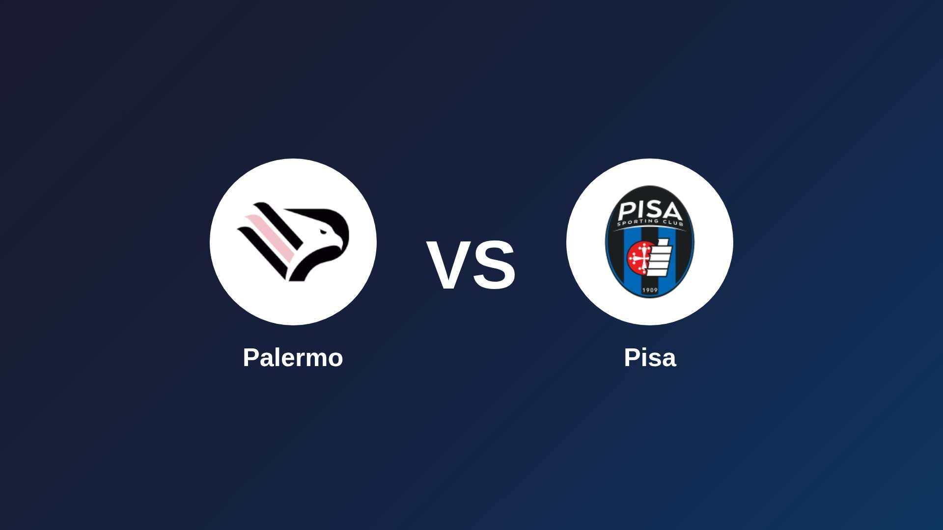 Palermo vs Pisa