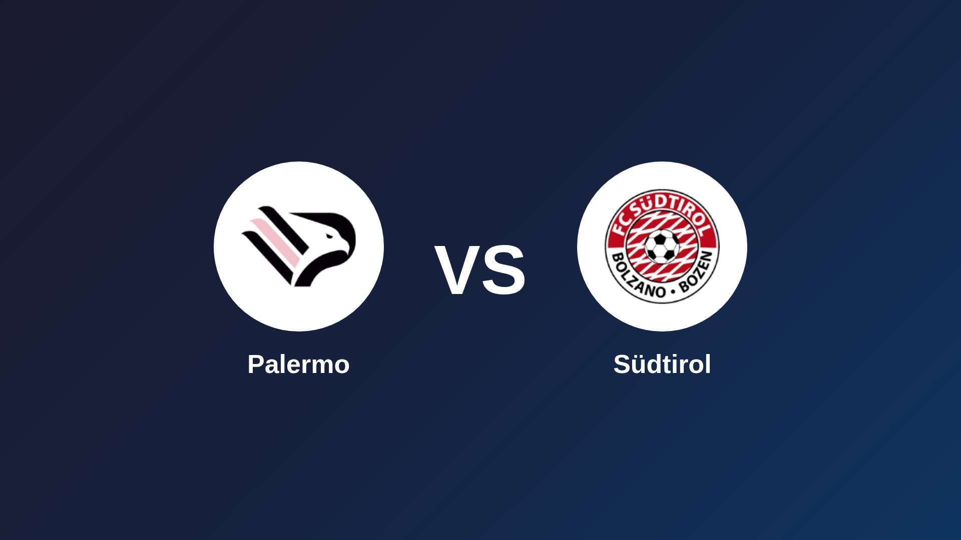 Palermo vs Südtirol