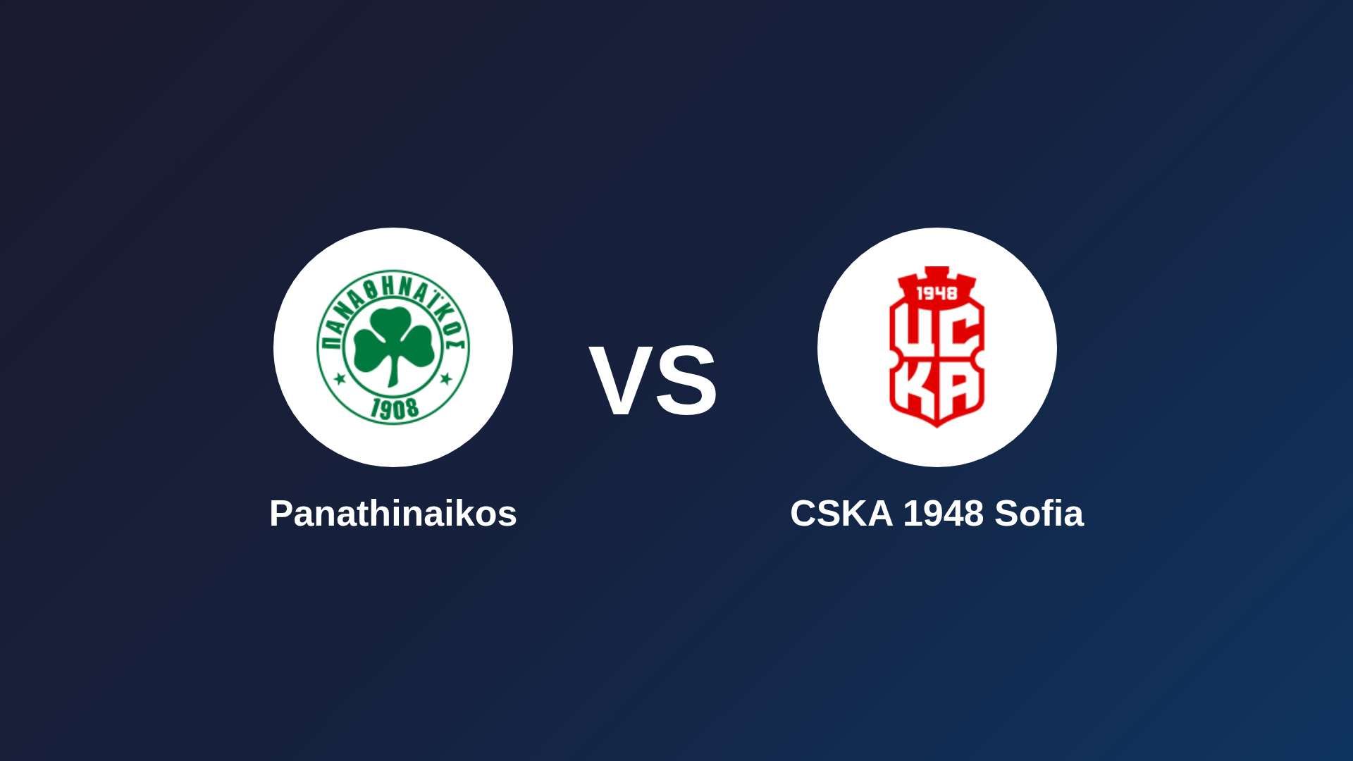 Panathinaikos vs CSKA 1948 Sofia