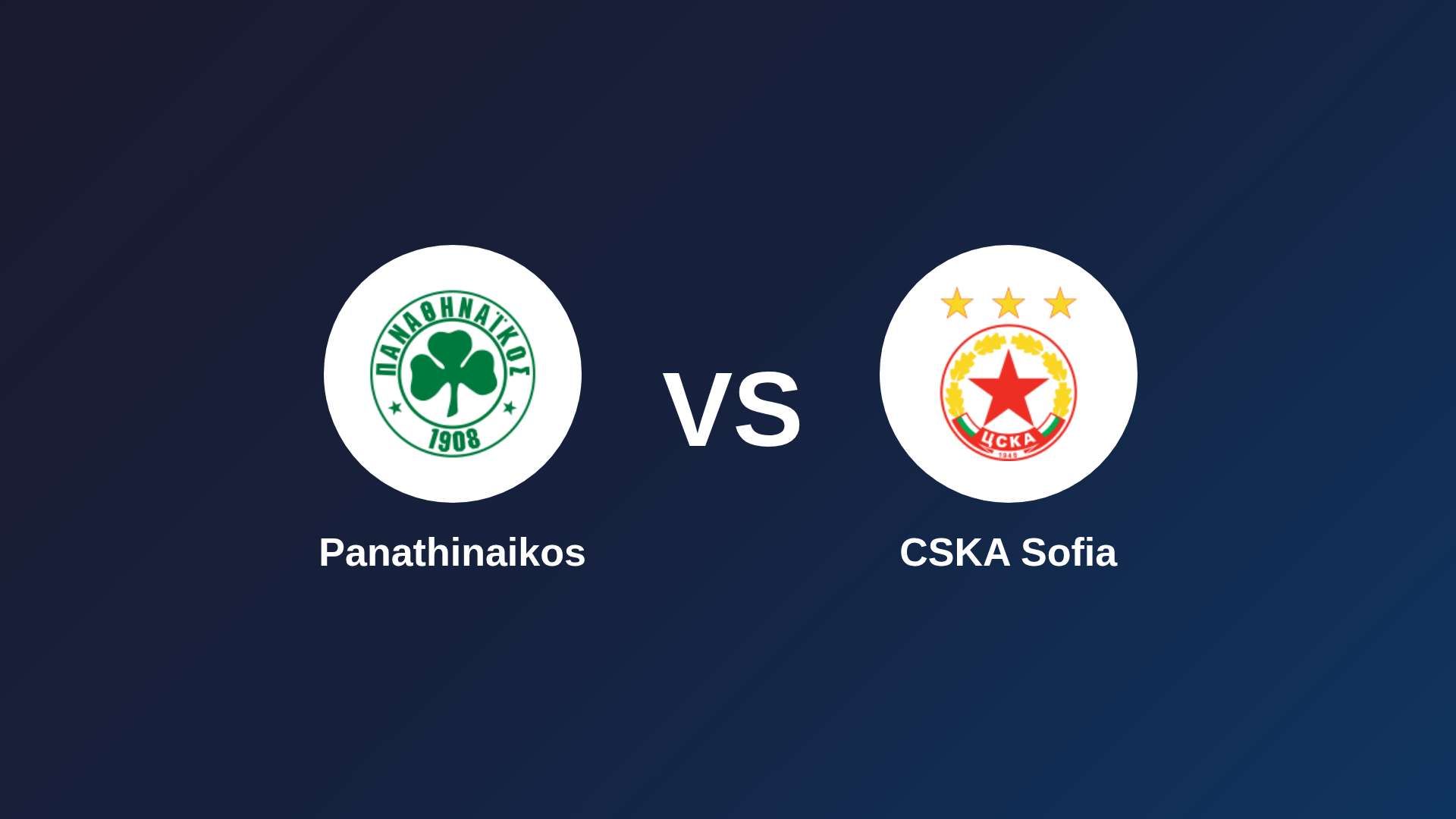 Panathinaikos vs CSKA Sofia