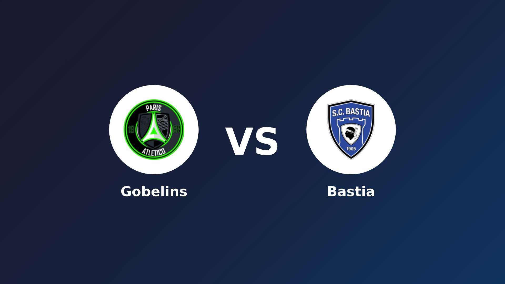 Paris 13 Atletico vs Bastia