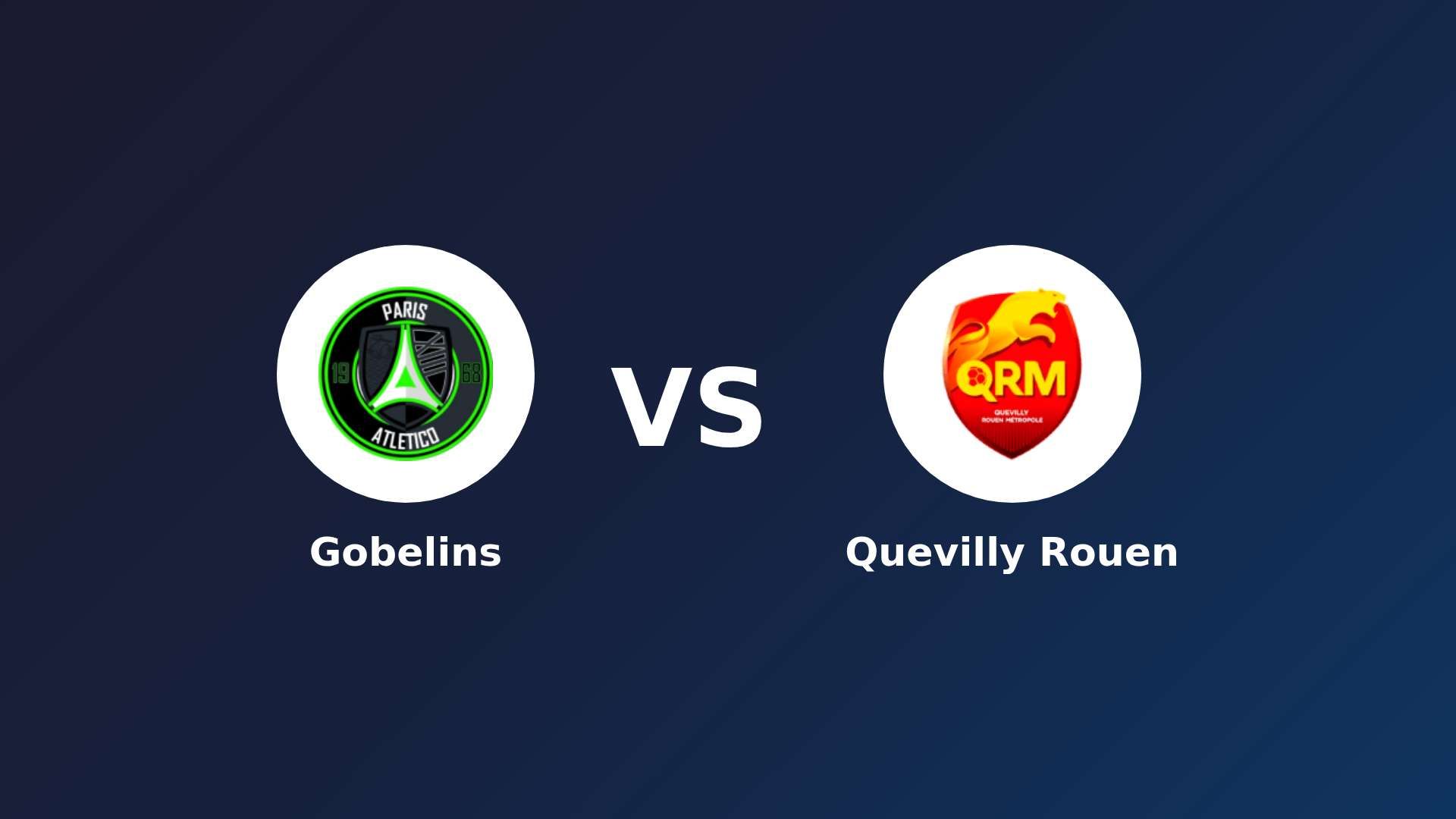 Paris 13 Atletico vs Quevilly Rouen