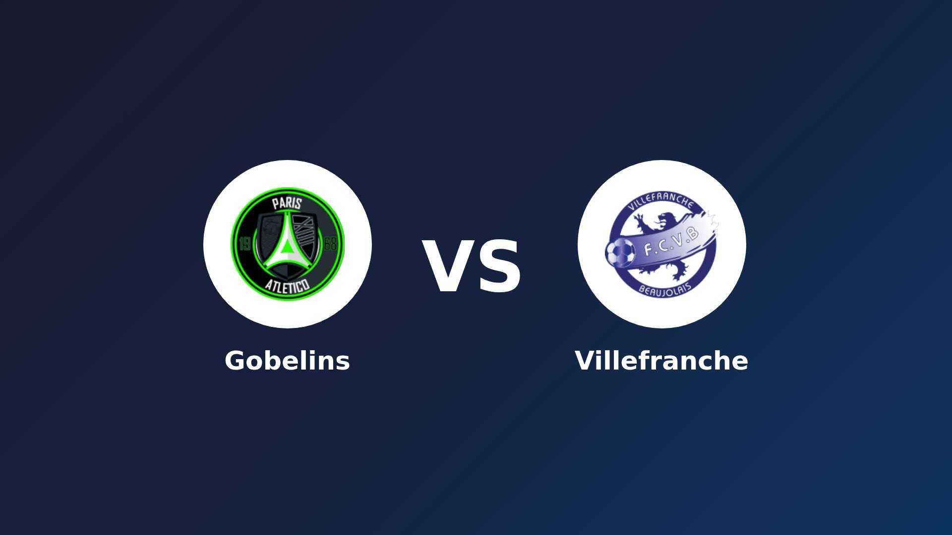 Paris 13 Atletico vs Villefranche