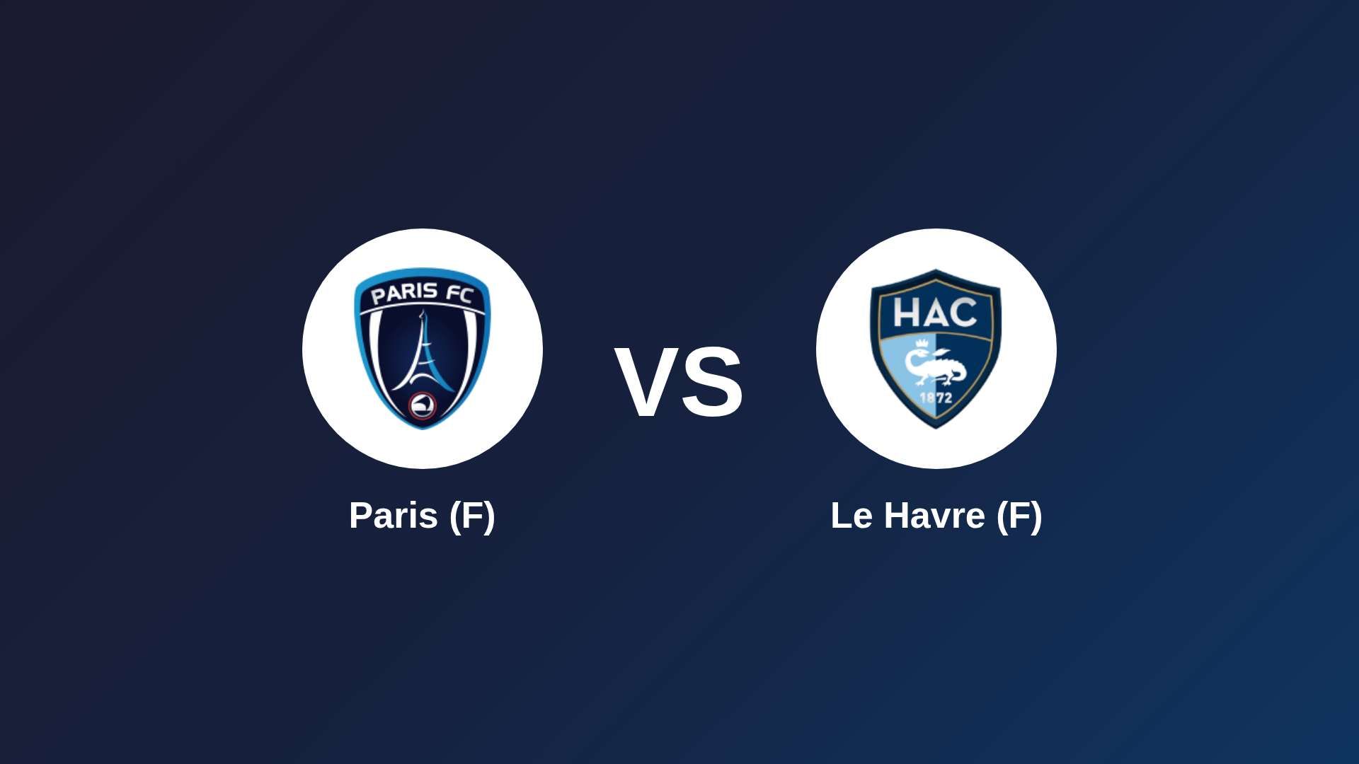 Paris (F) vs Le Havre (F)