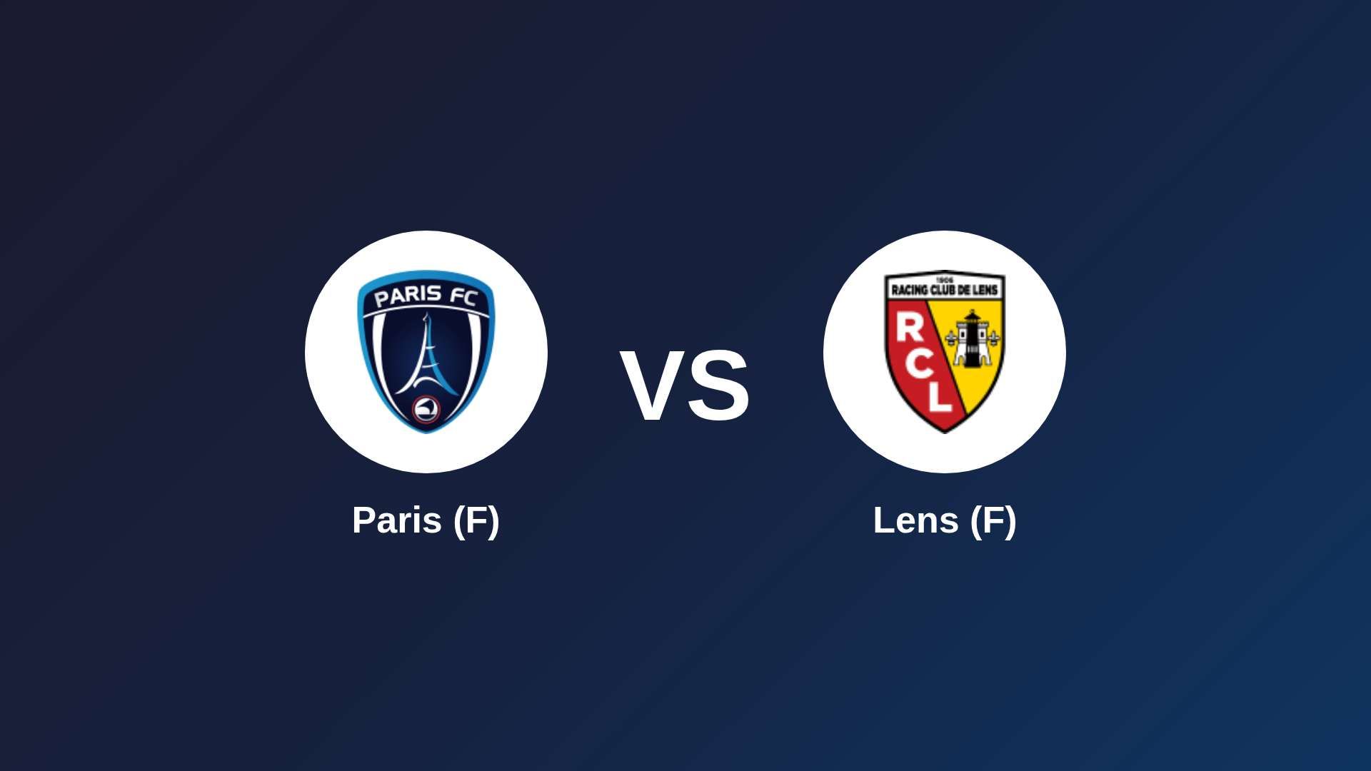 Paris (F) vs Lens (F)