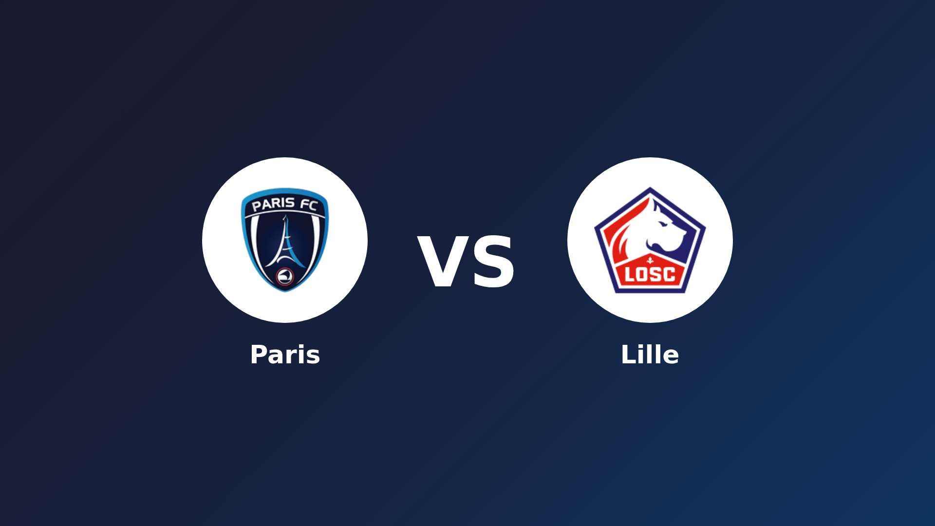 Paris vs LOSC Lille