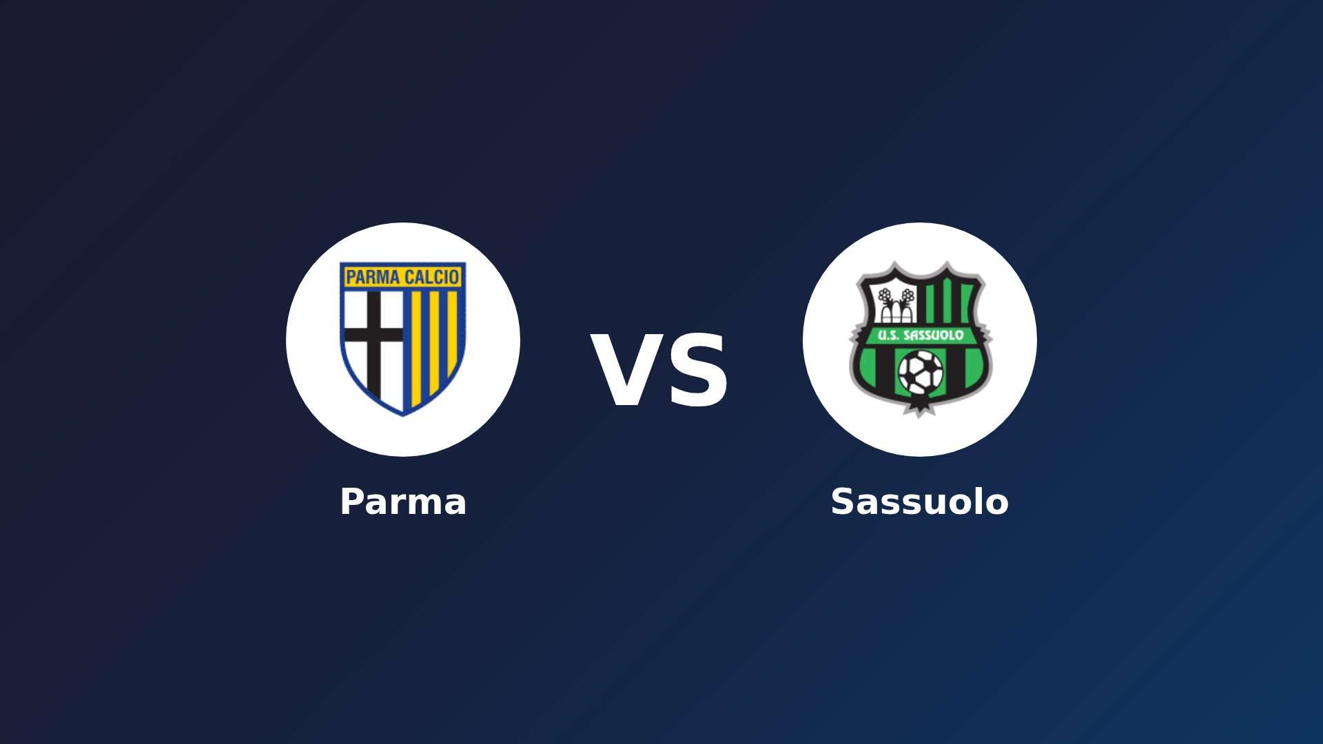 Parma vs Sassuolo