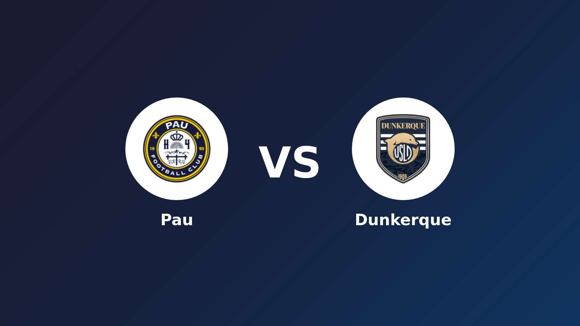 Pau vs Dunkerque
