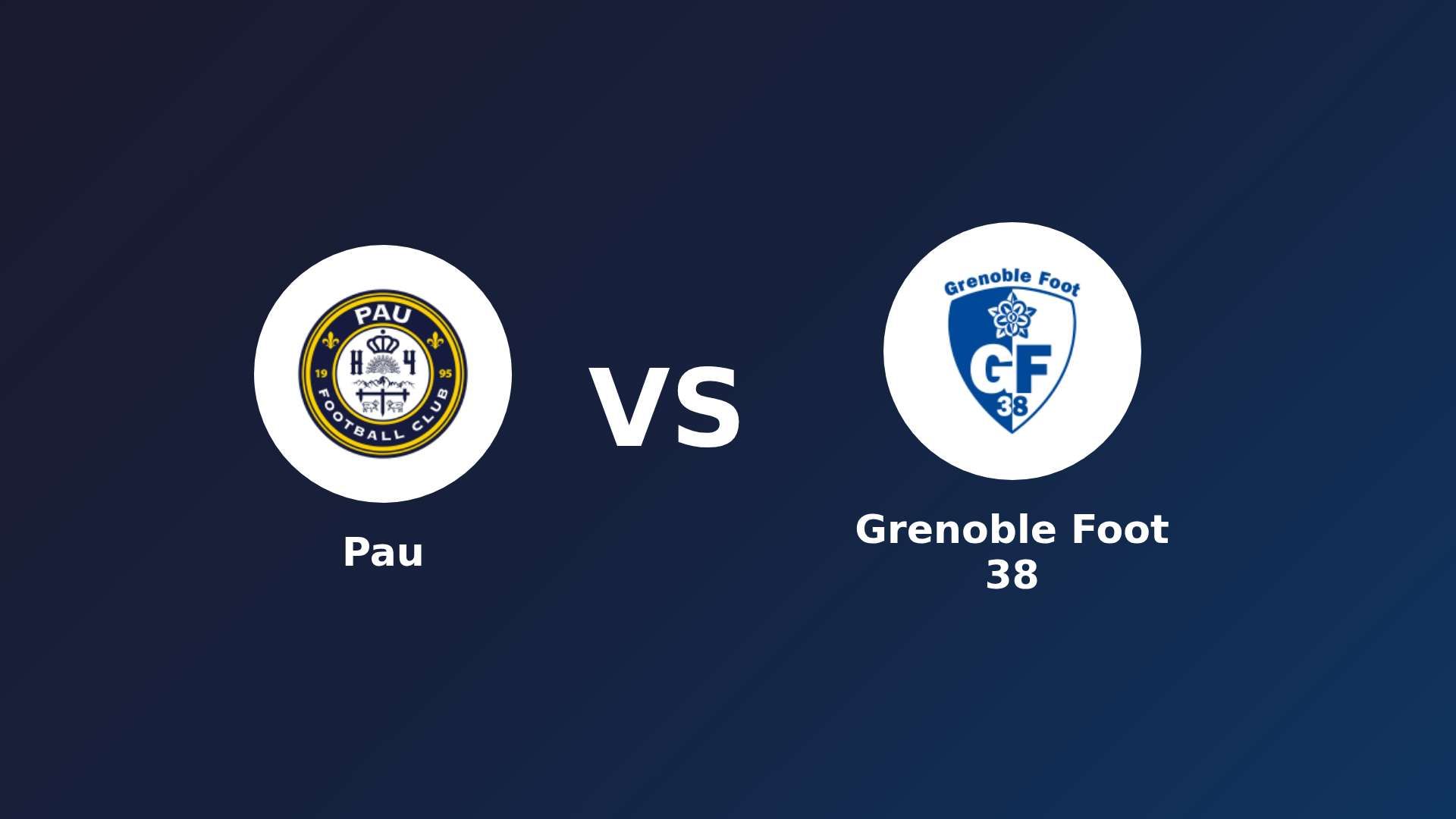 Pau vs Grenoble Foot 38