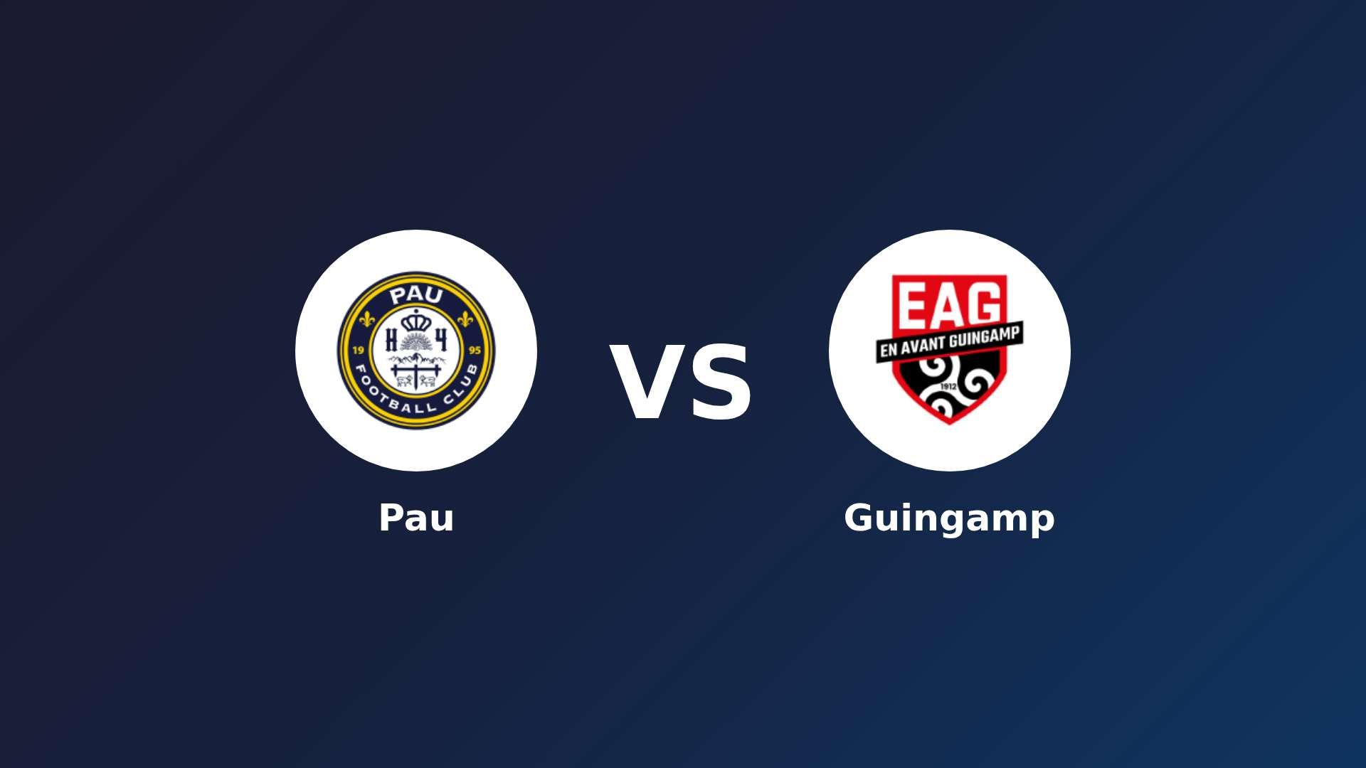 Pau vs Guingamp
