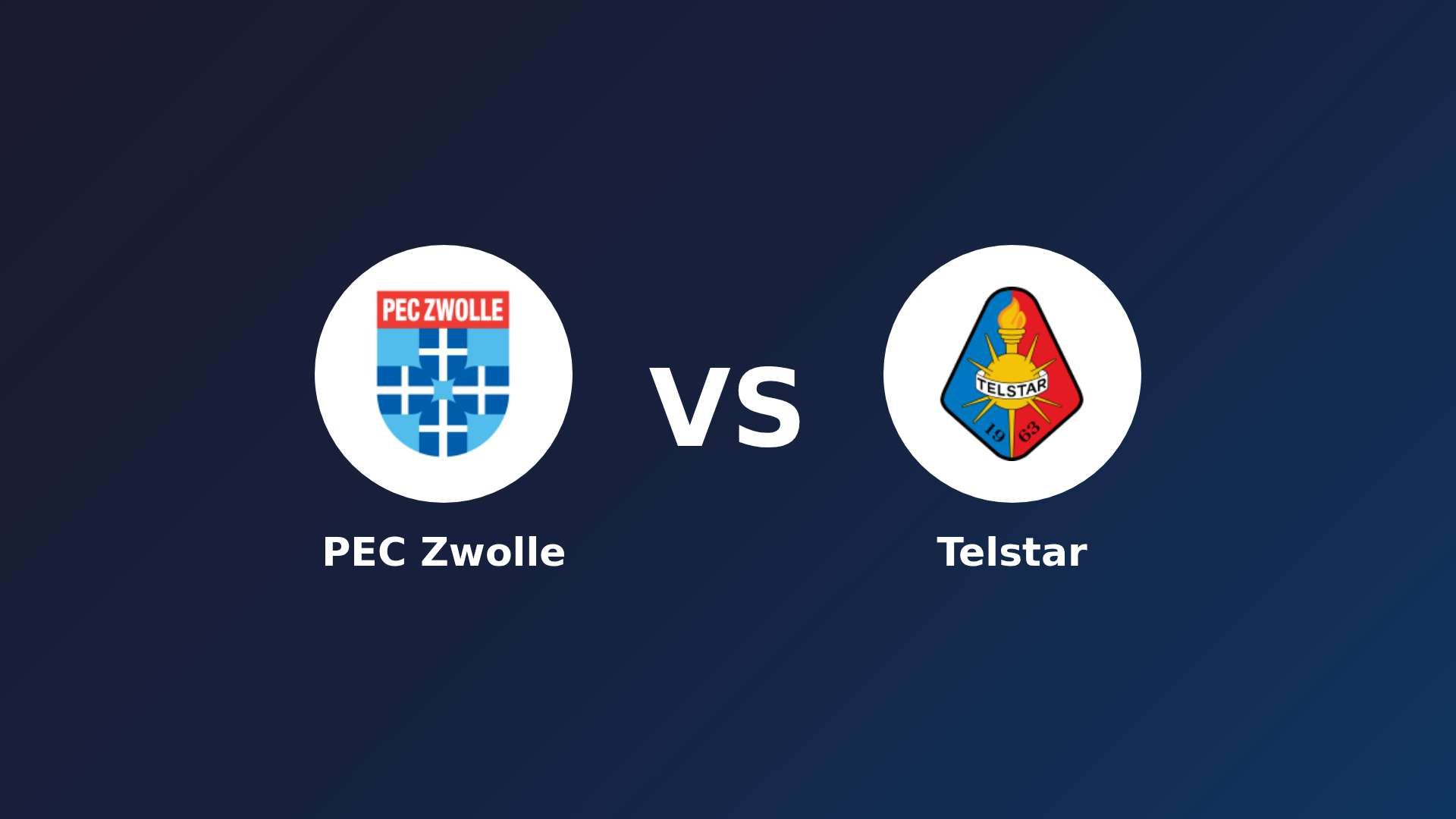 PEC Zwolle vs Telstar