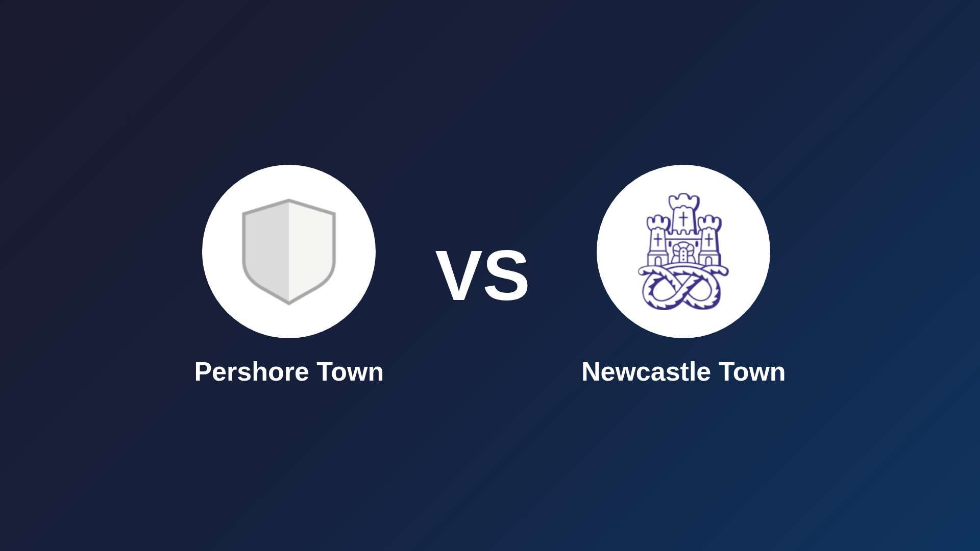 Pershore Town vs Newcastle Town