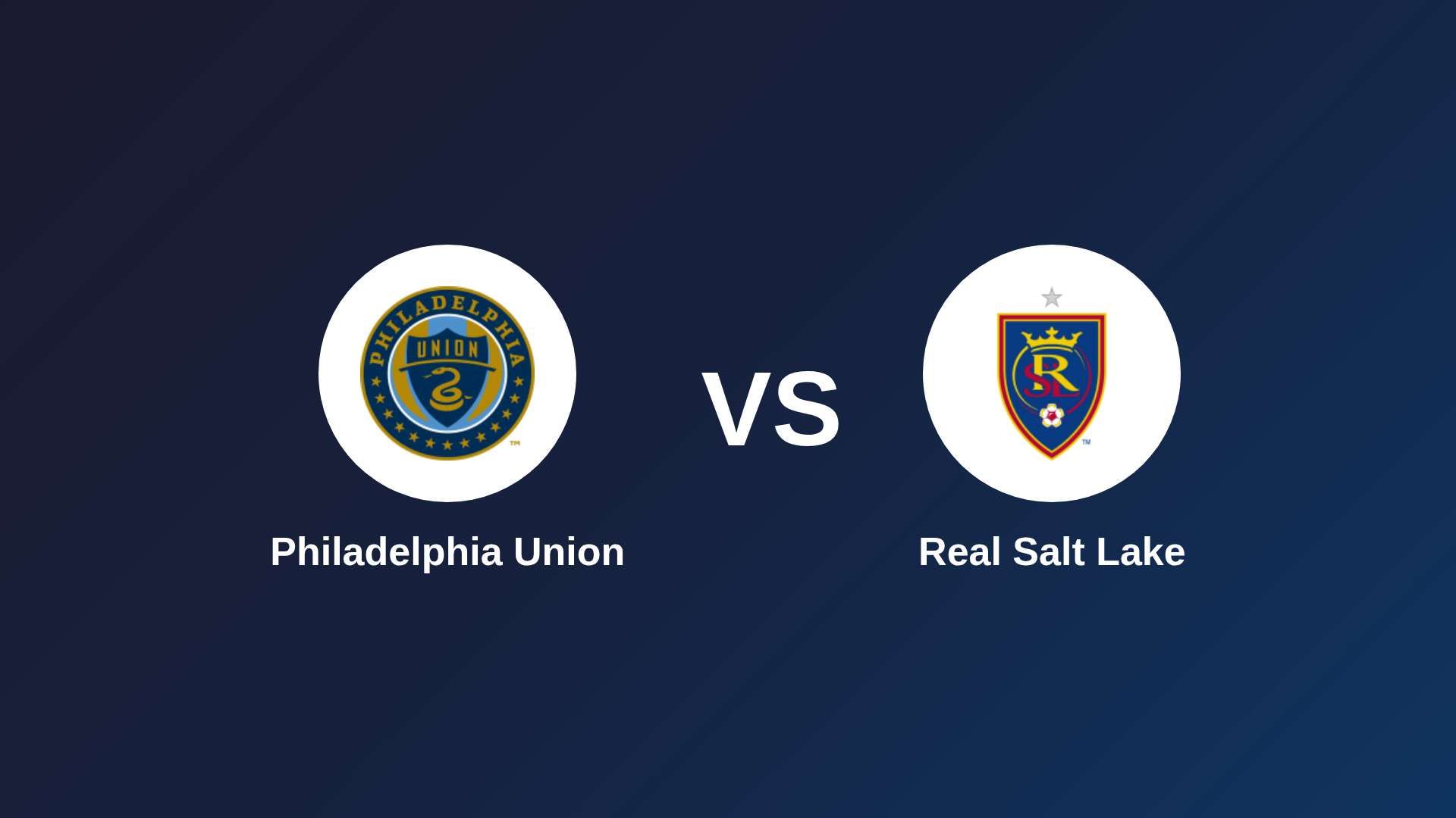 Philadelphia Union vs Real Salt Lake