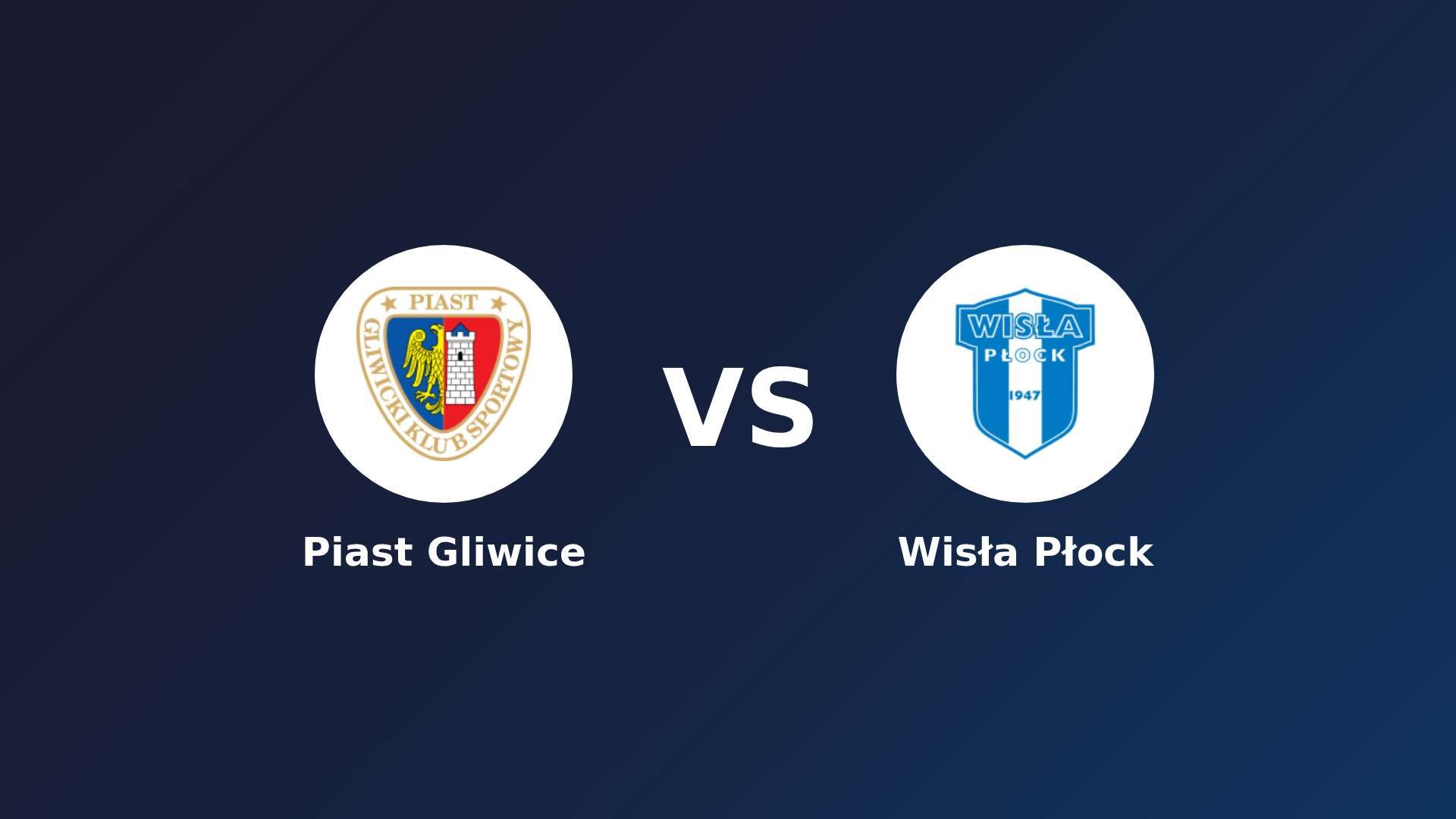 Piast Gliwice vs (F)isła Płock