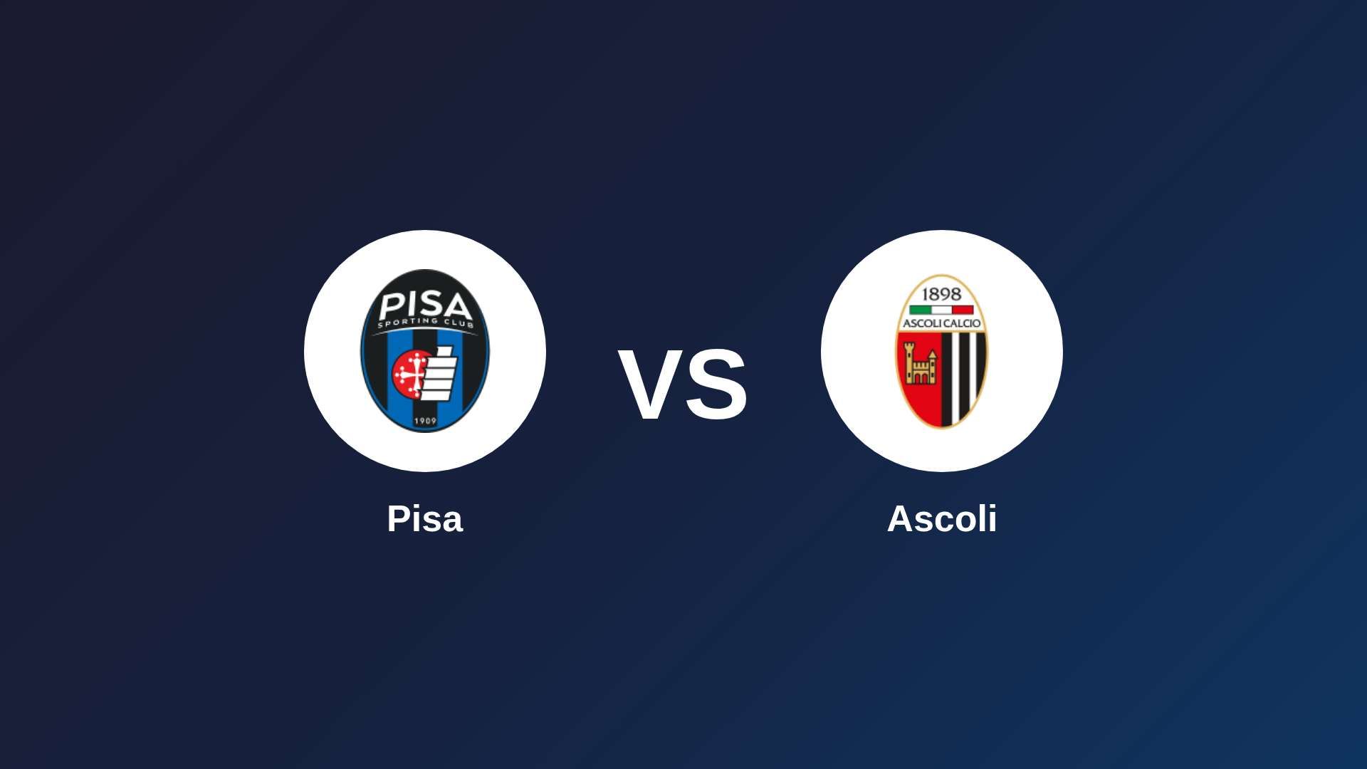 Pisa vs Ascoli