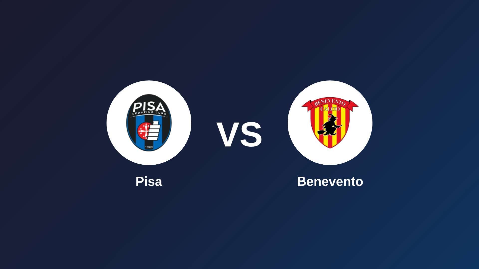 Pisa vs Benevento
