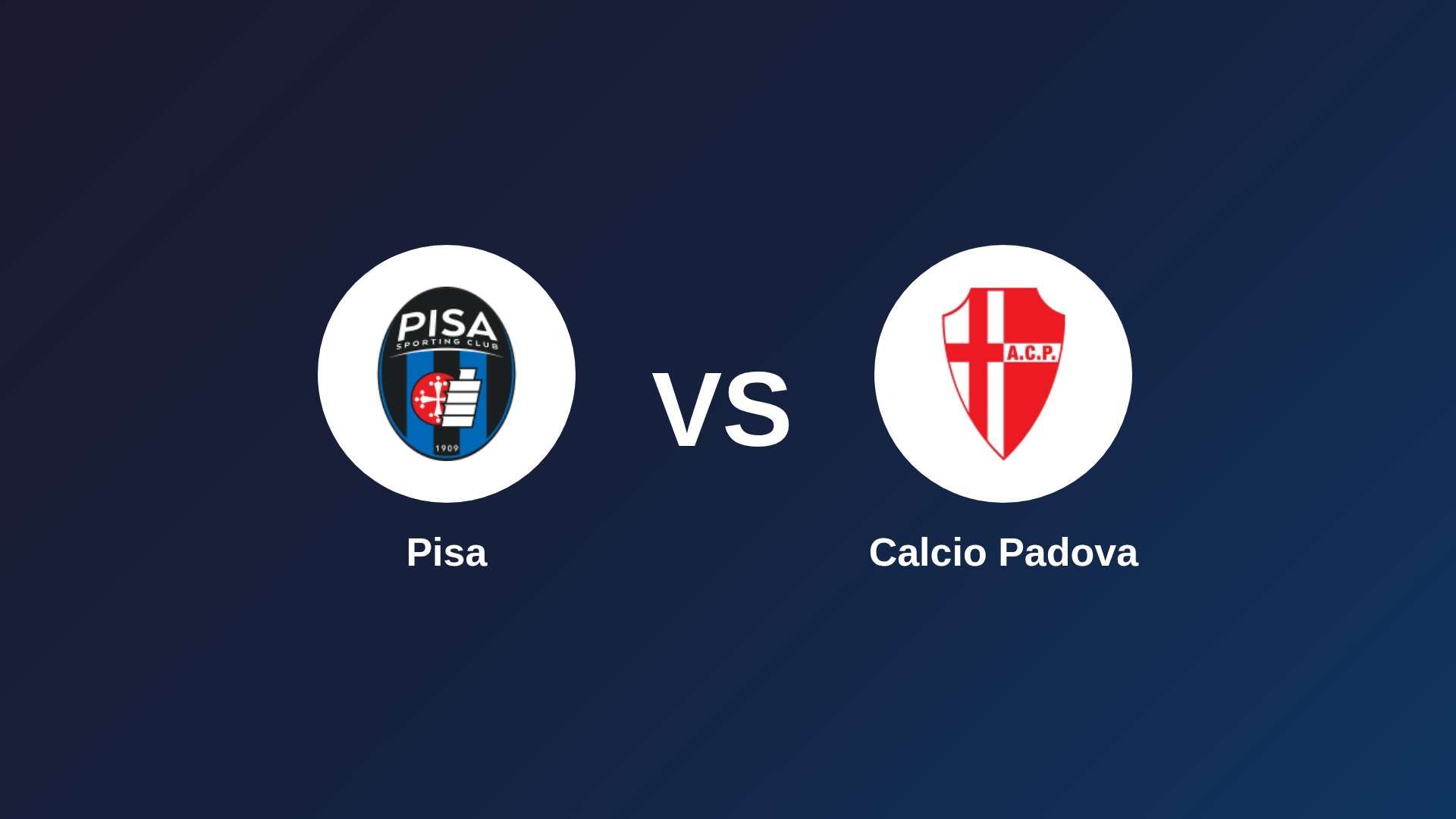 Pisa vs Calcio Padova