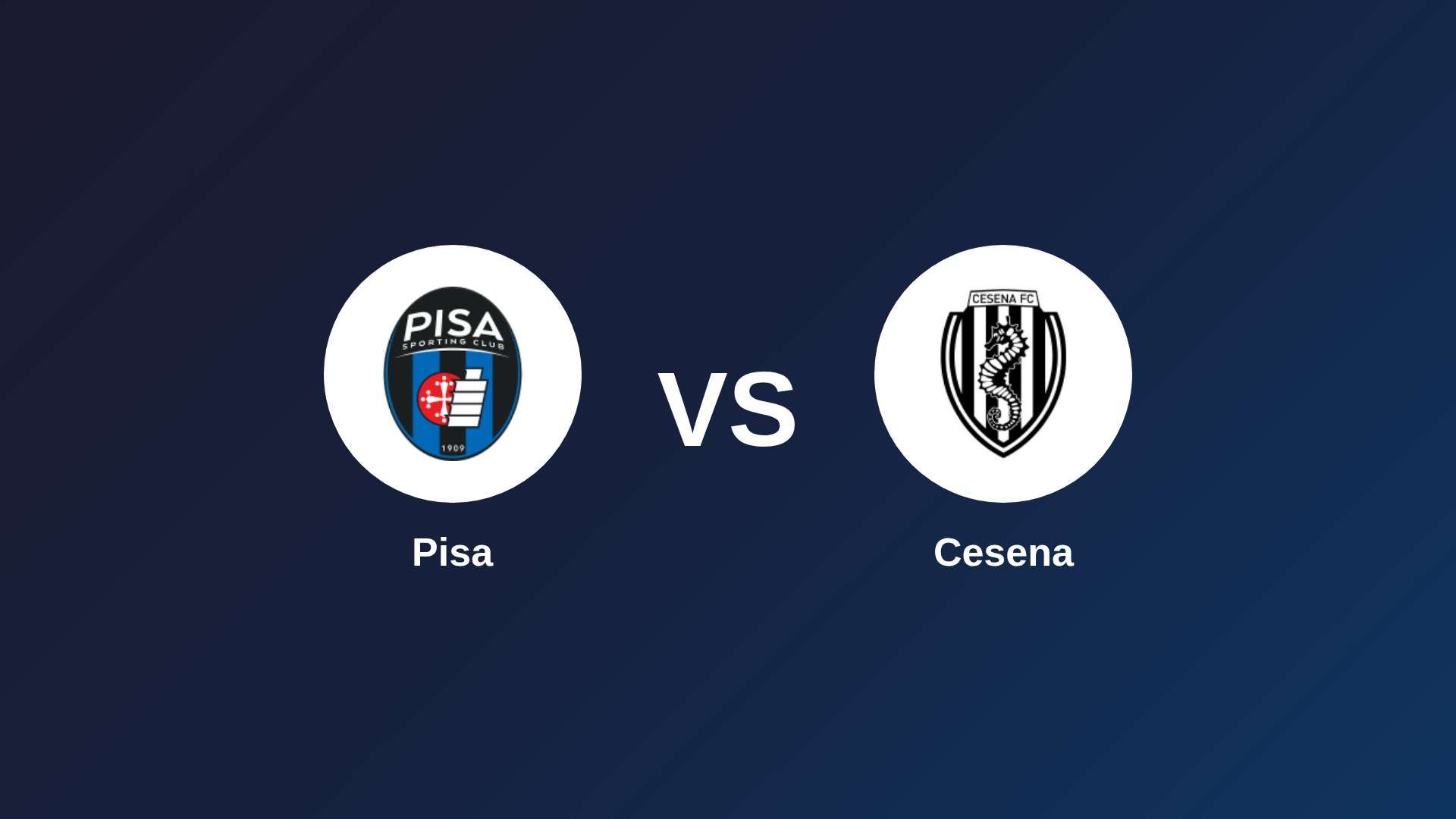 Pisa vs Cesena