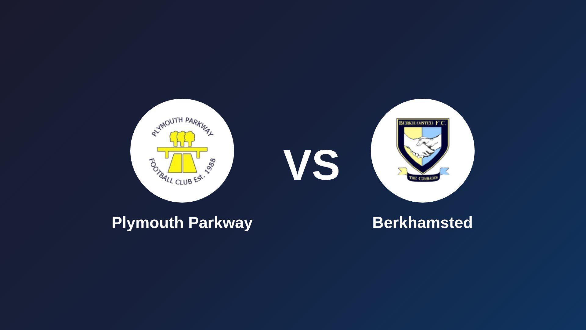 Plymouth Parkway vs Berkhamsted