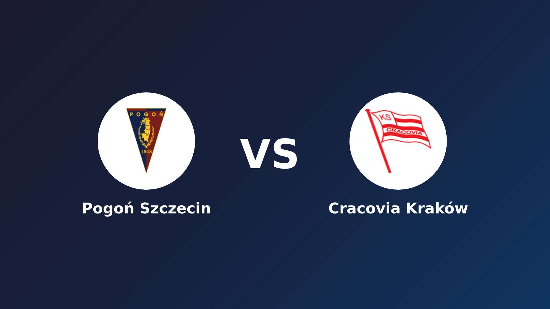 Pogoń Szczecin vs Cracovia Kraków