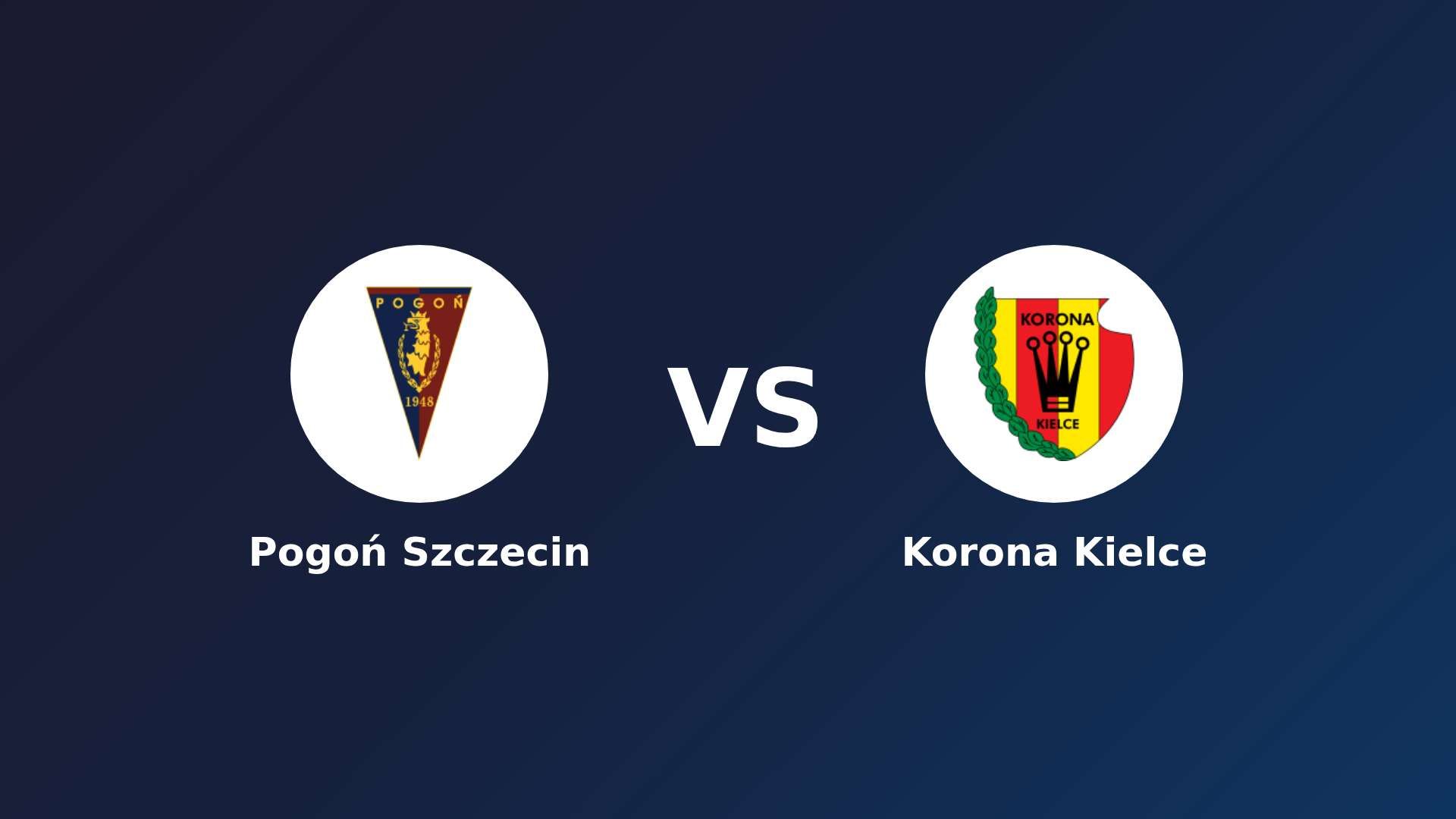Pogoń Szczecin vs Korona Kielce