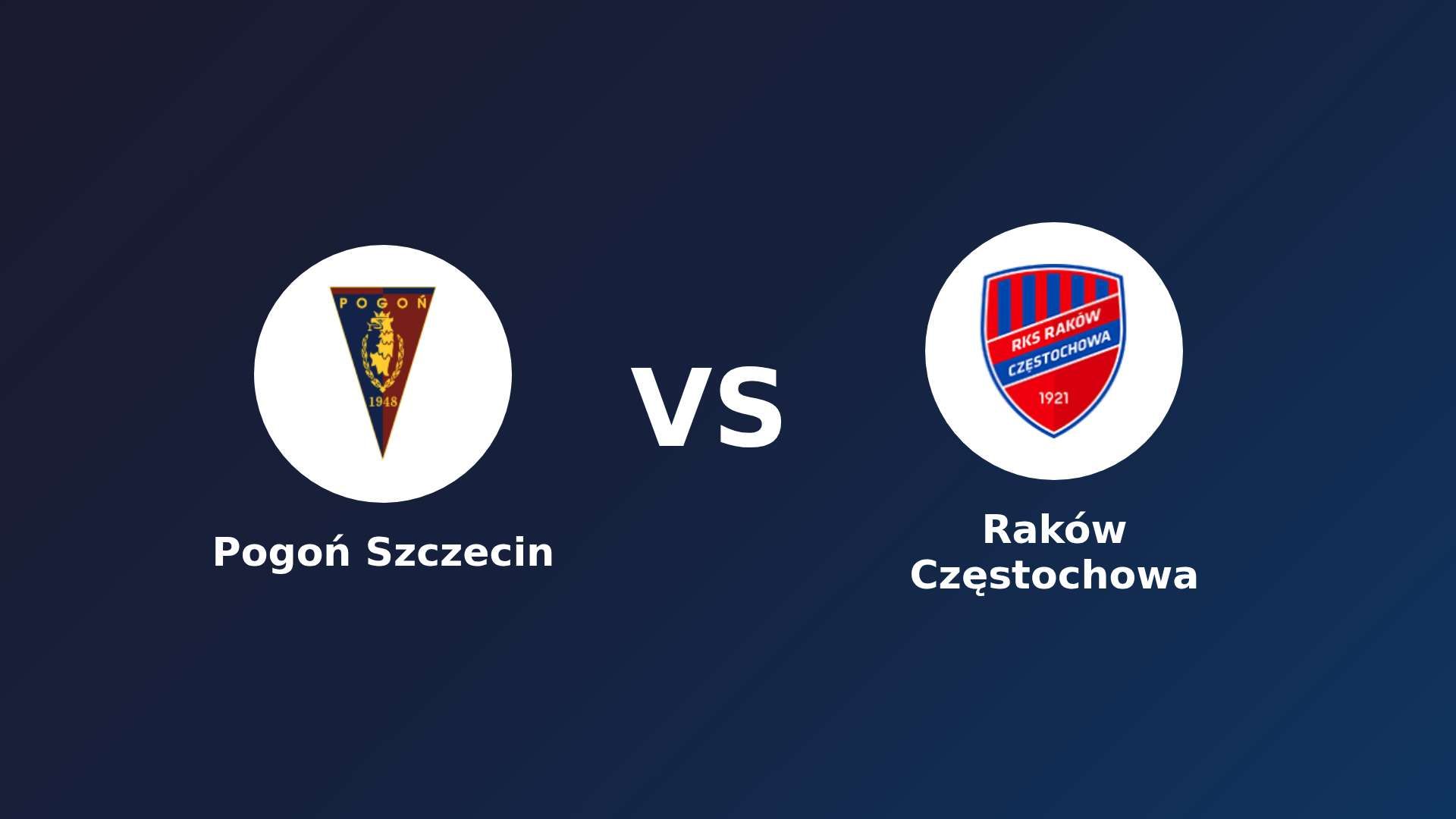 Pogoń Szczecin vs Raków Częstochowa