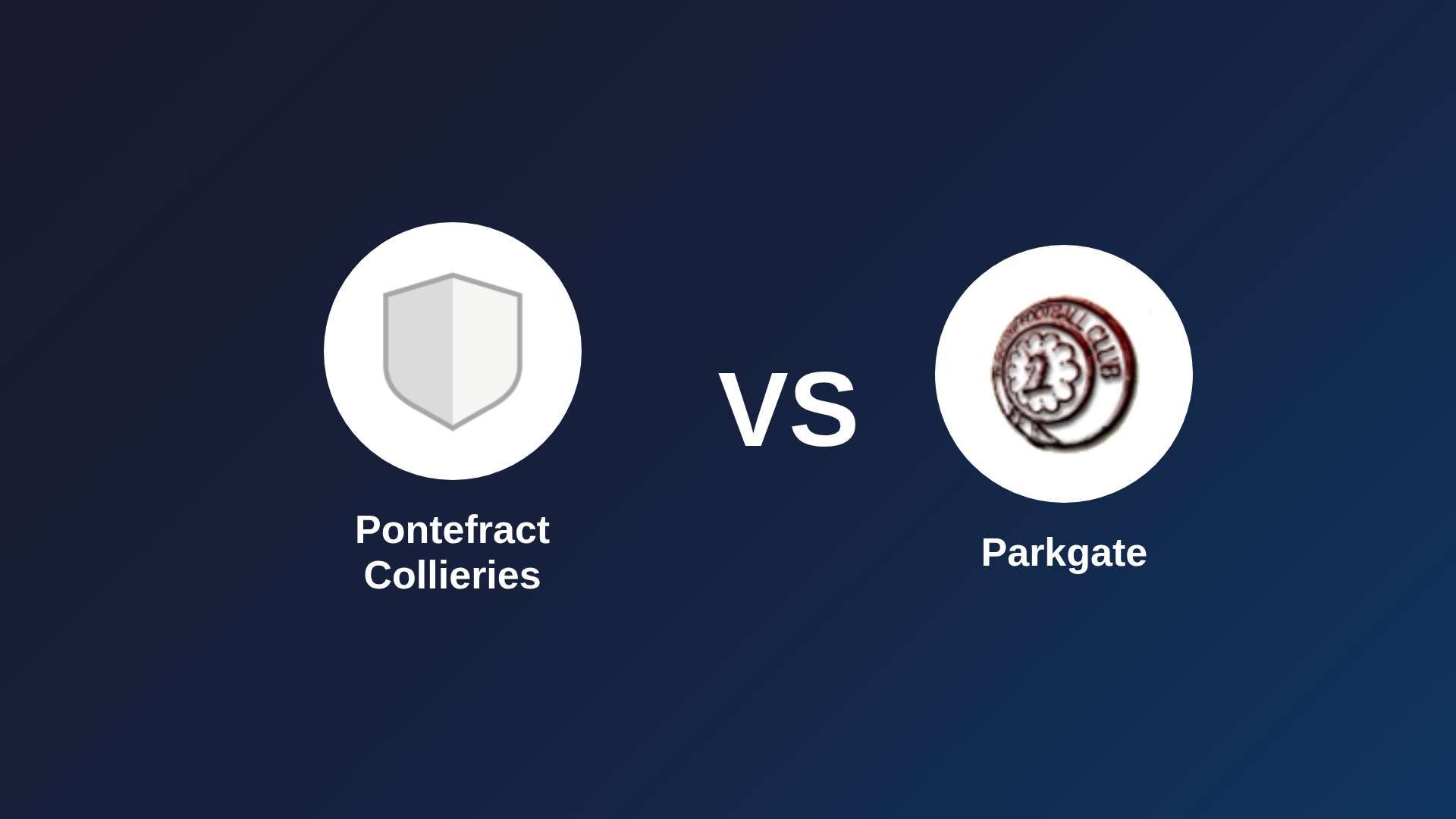 Pontefract Collieries vs Parkgate