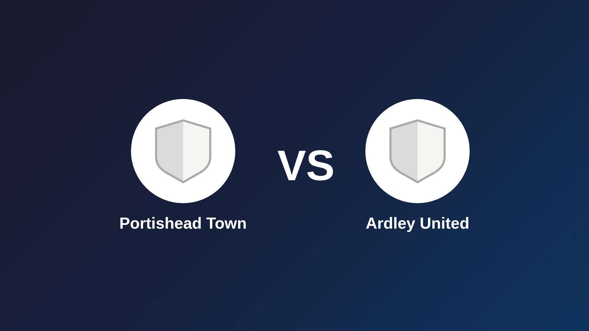 Portishead Town vs Ardley United