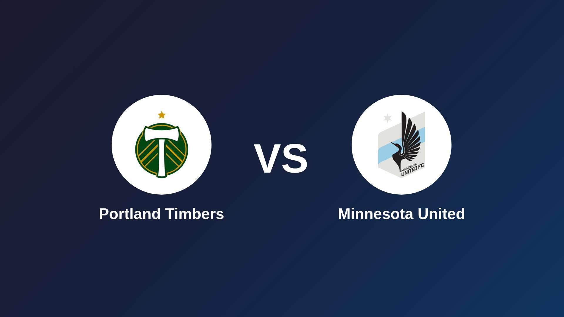 Portland Timbers vs Minnesota United