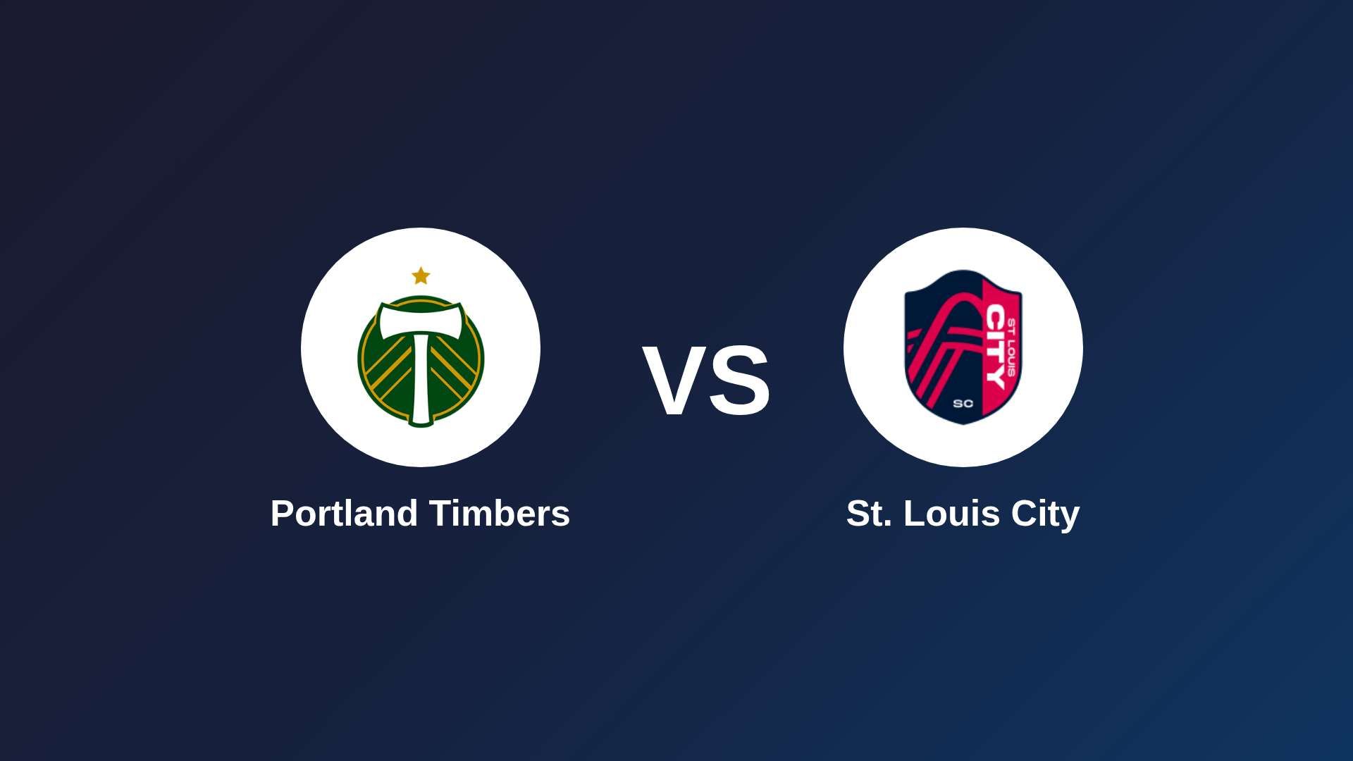 Portland Timbers vs St. Louis City