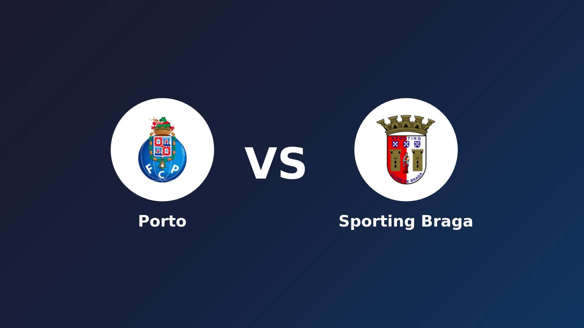 Porto vs Sporting Braga
