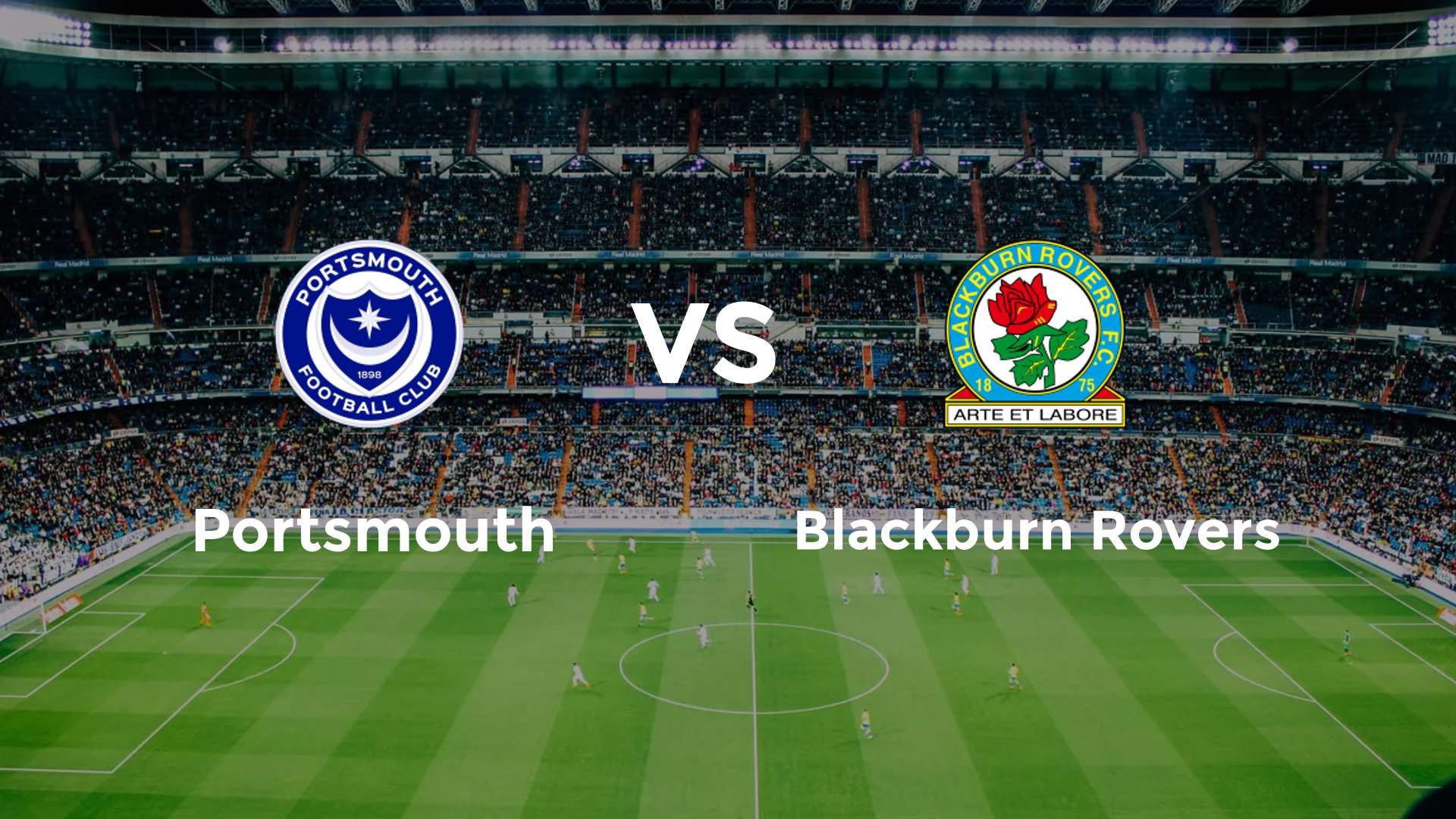Portsmouth vs Blackburn Rovers