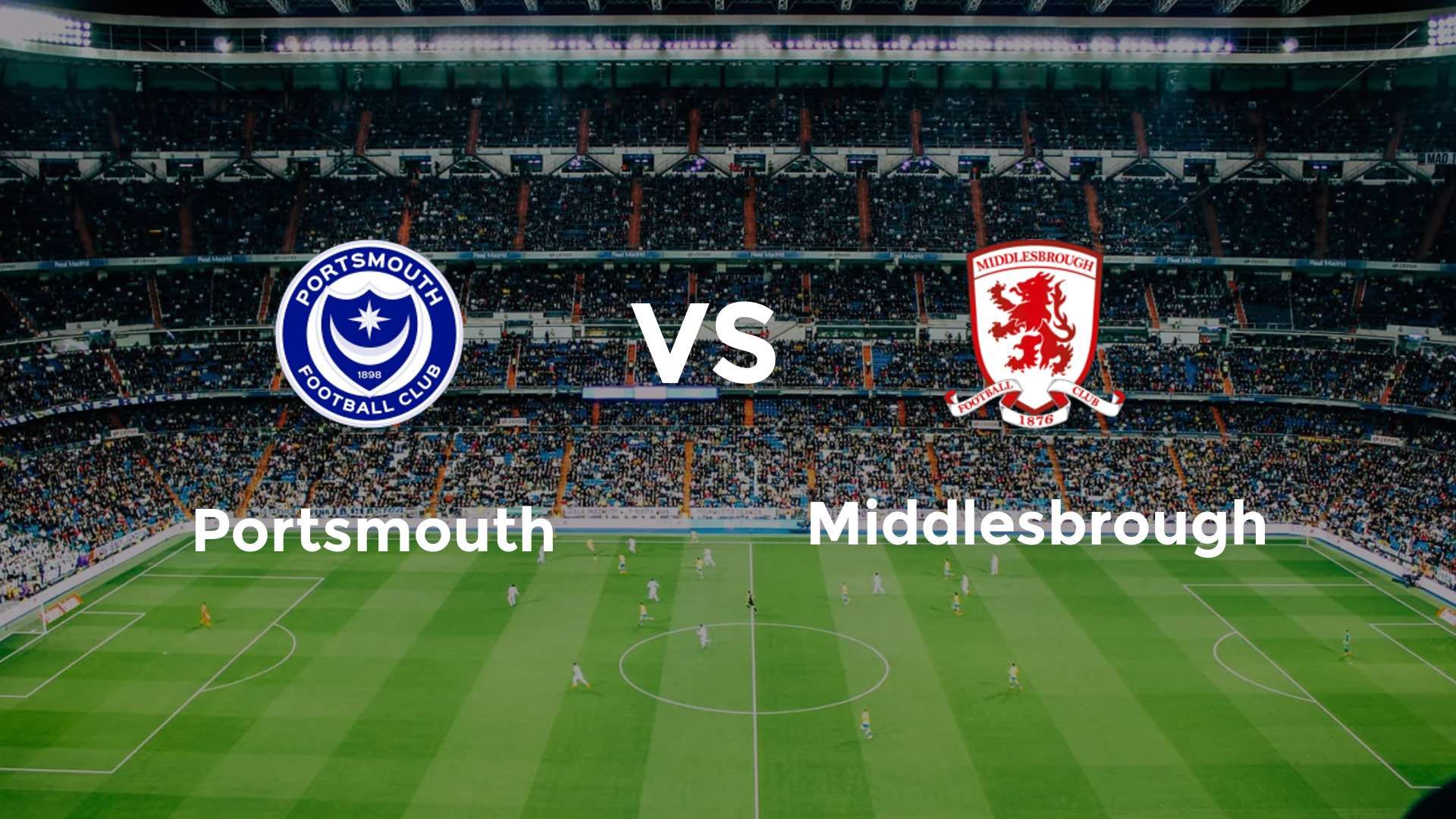 Portsmouth vs Middlesbrough