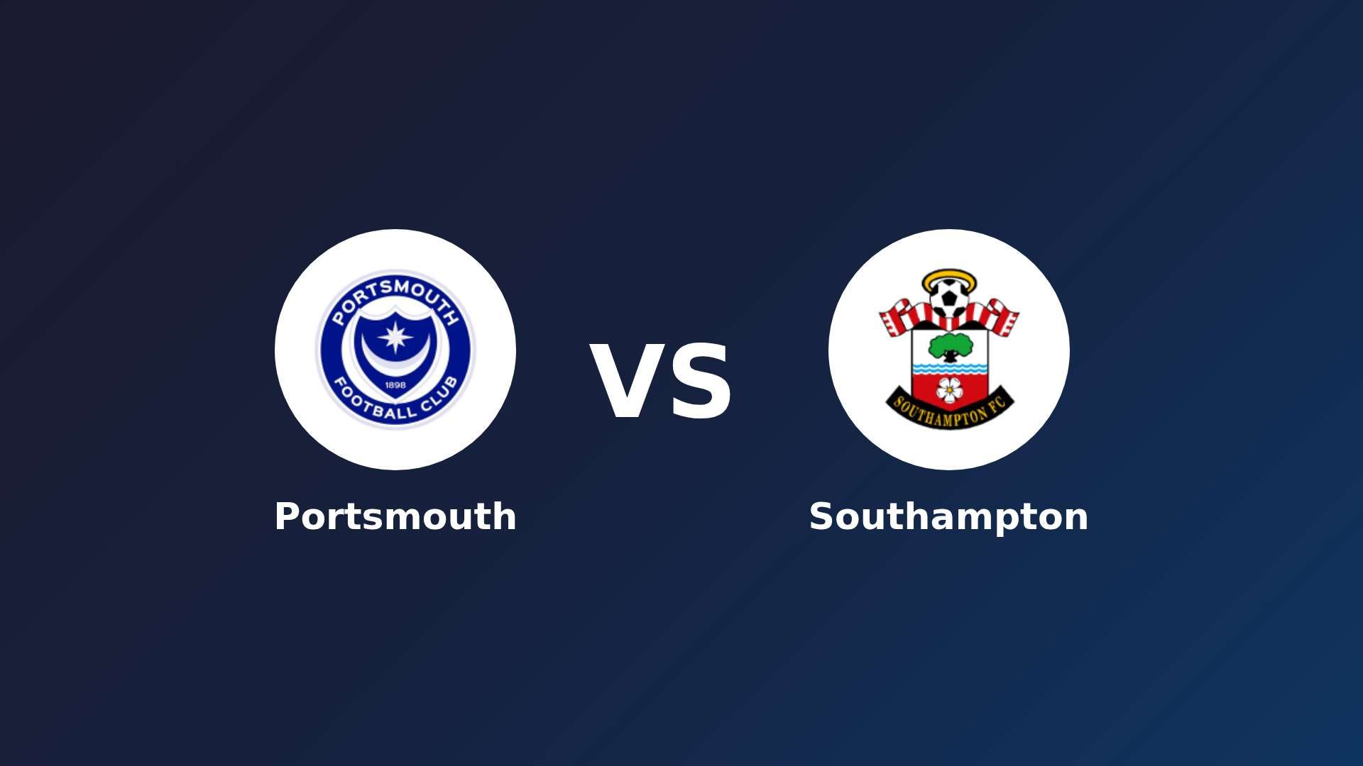 Portsmouth vs Southampton
