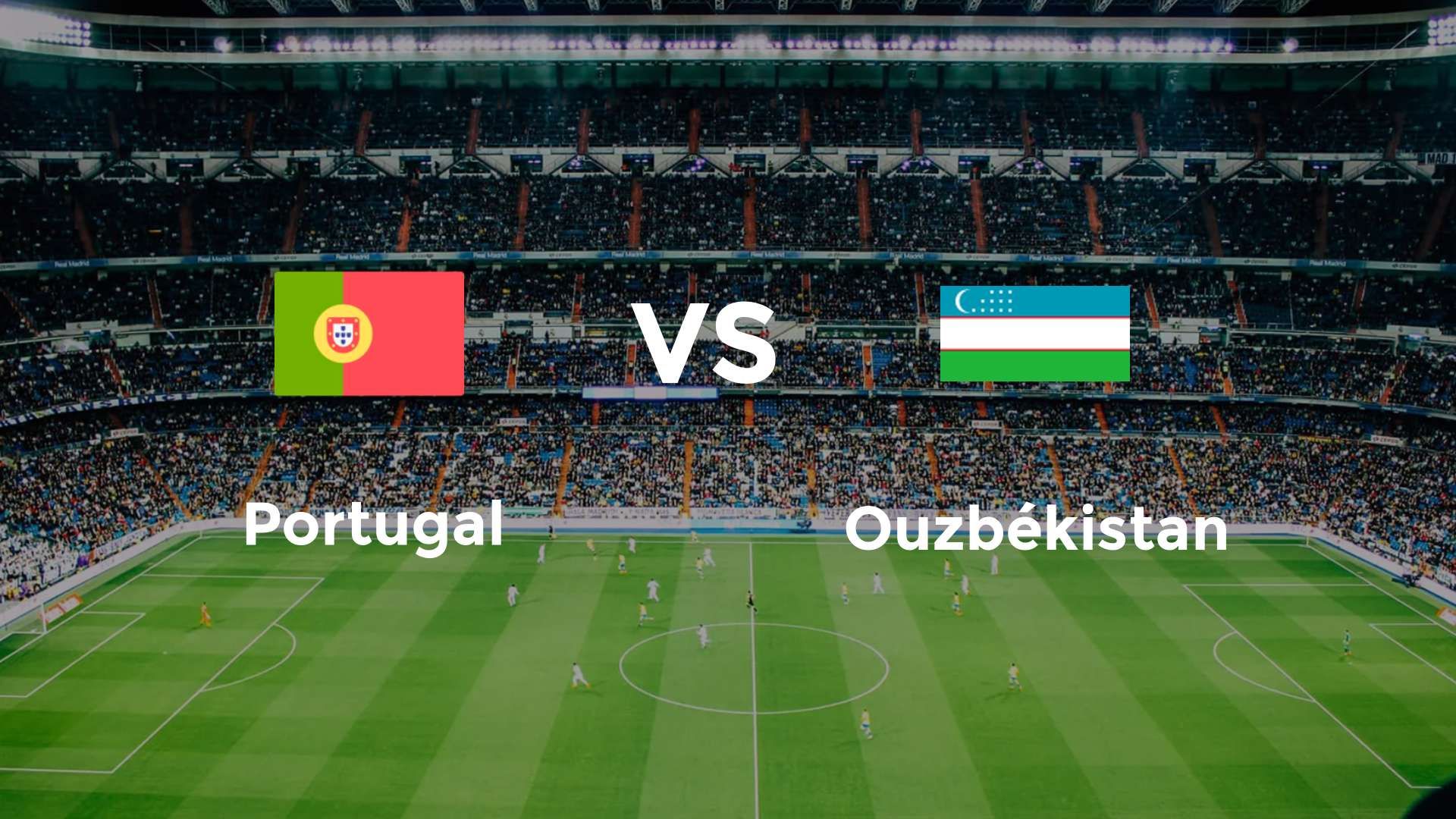 Portugal vs Ouzbékistan