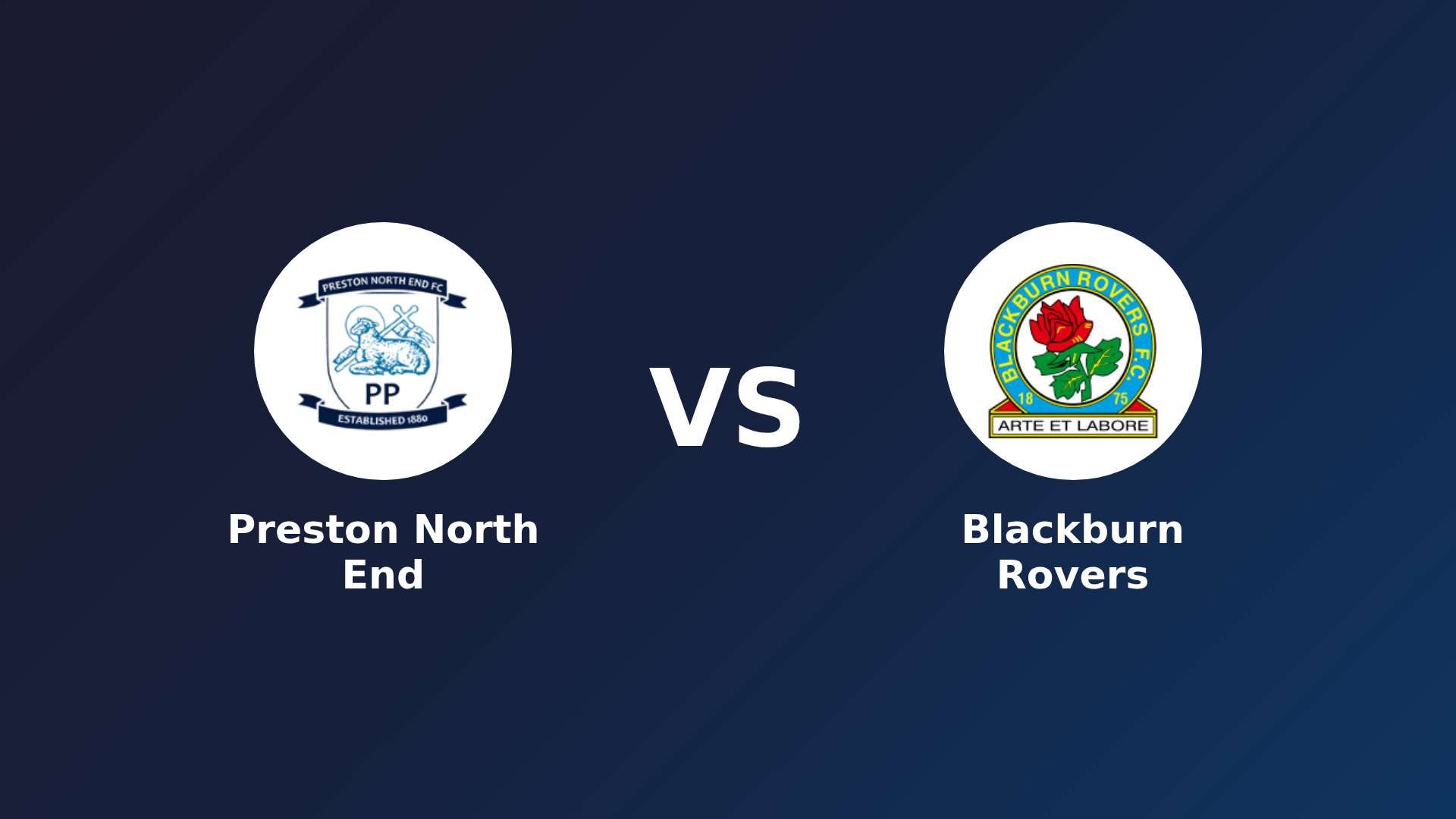 Preston North End vs Blackburn Rovers