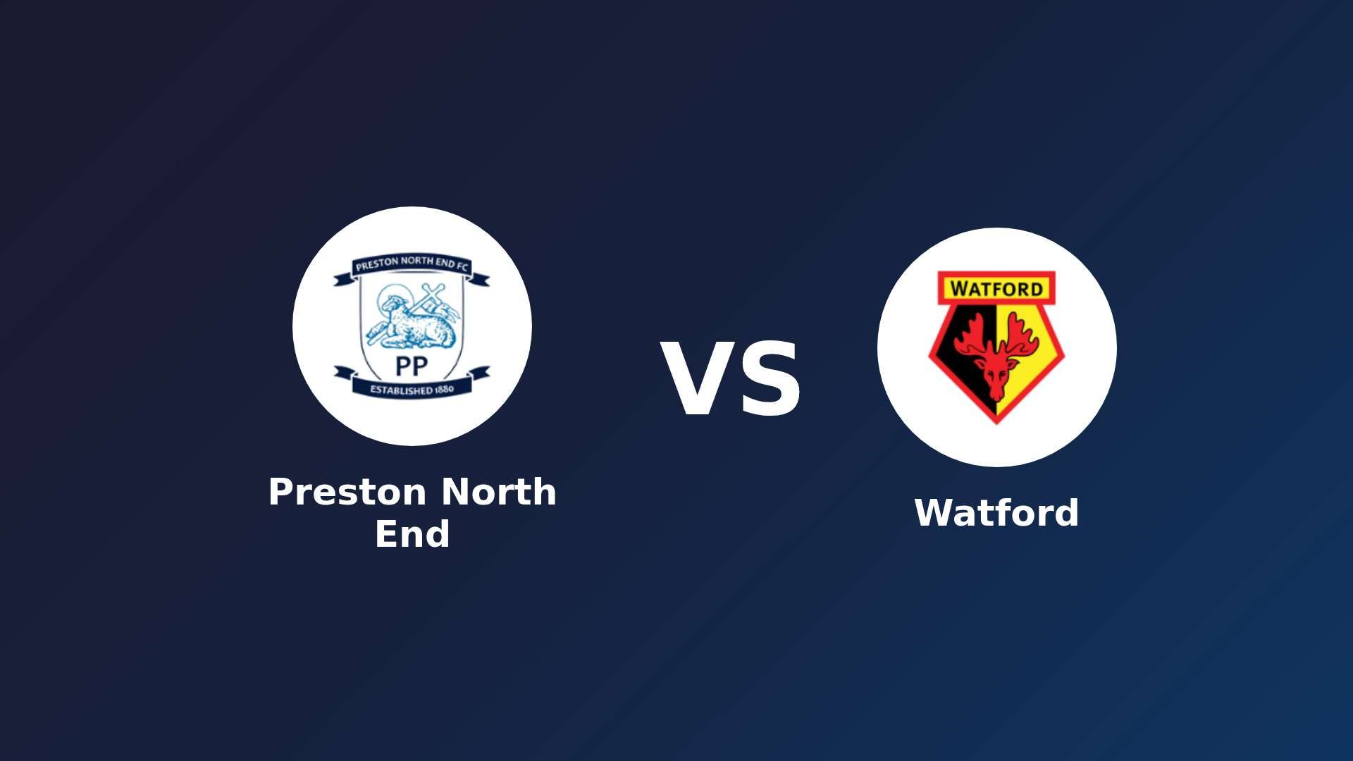 Preston North End vs (F)atford