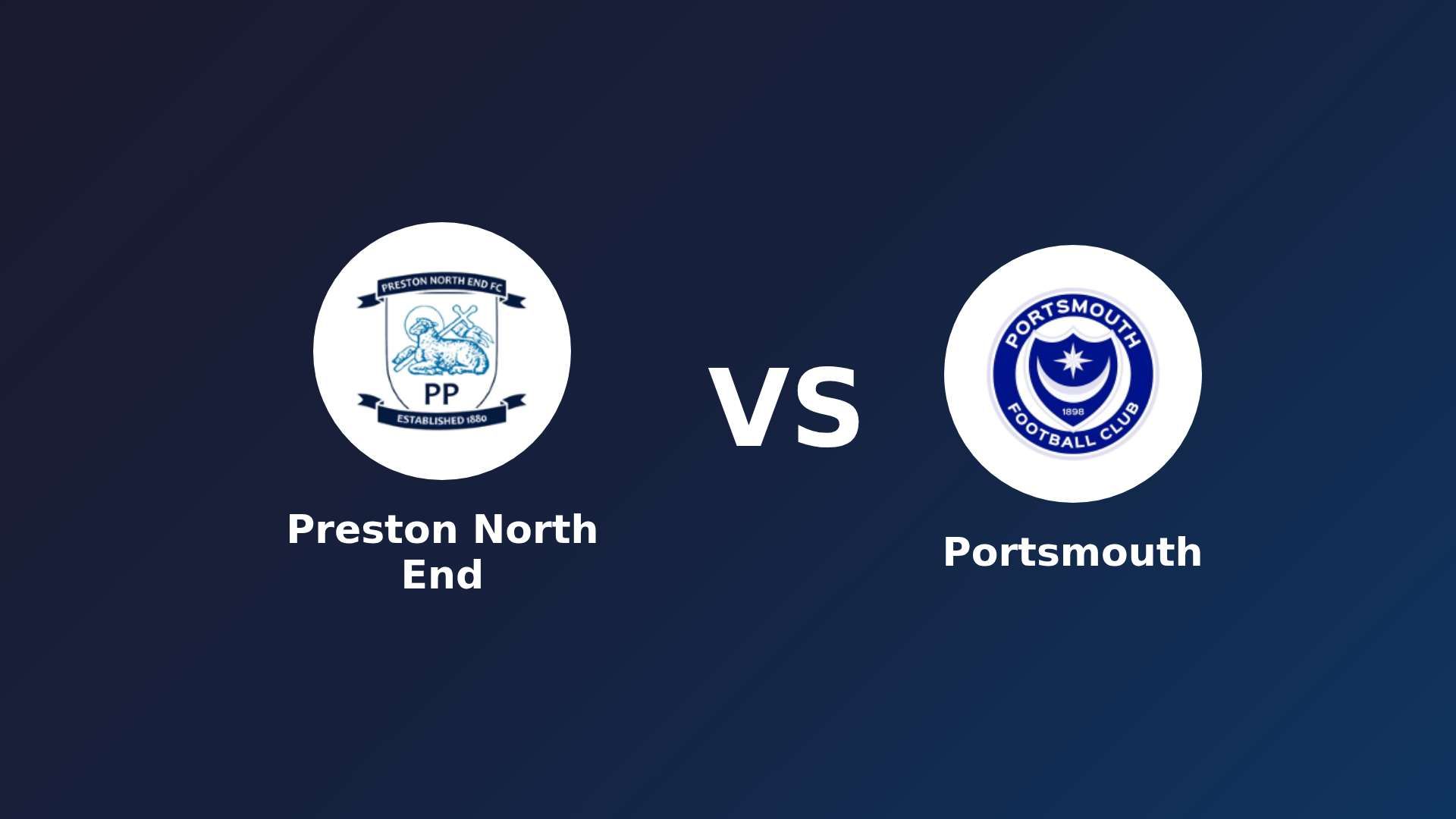 Preston North End vs Portsmouth