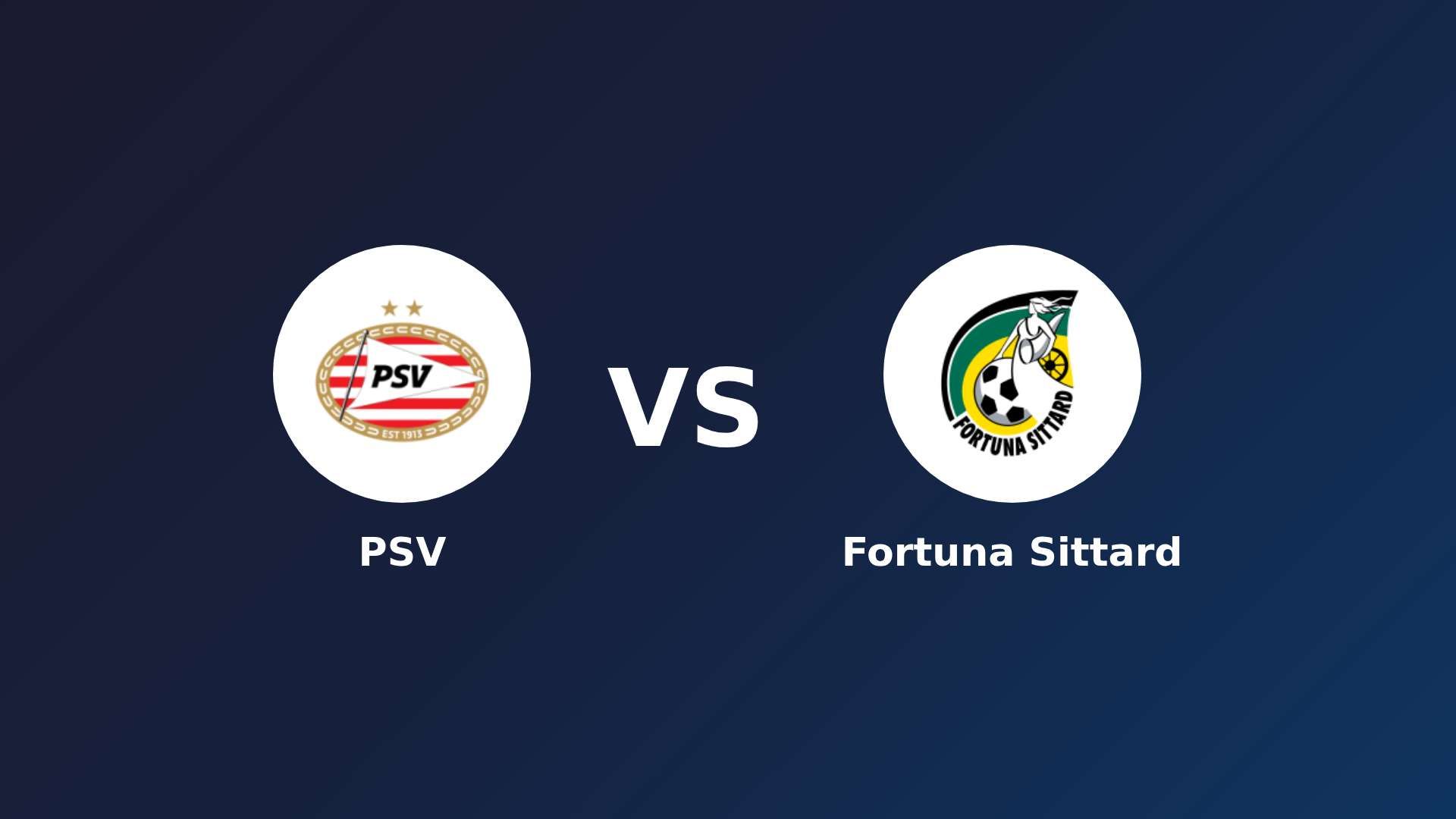 PSV vs Fortuna Sittard
