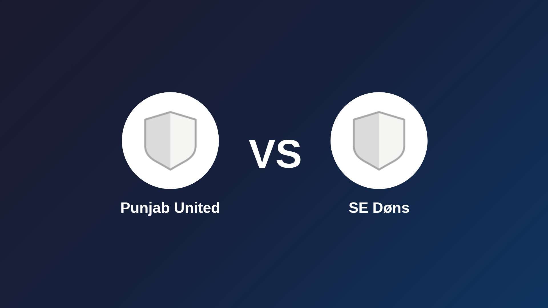 Punjab United vs SE Døns