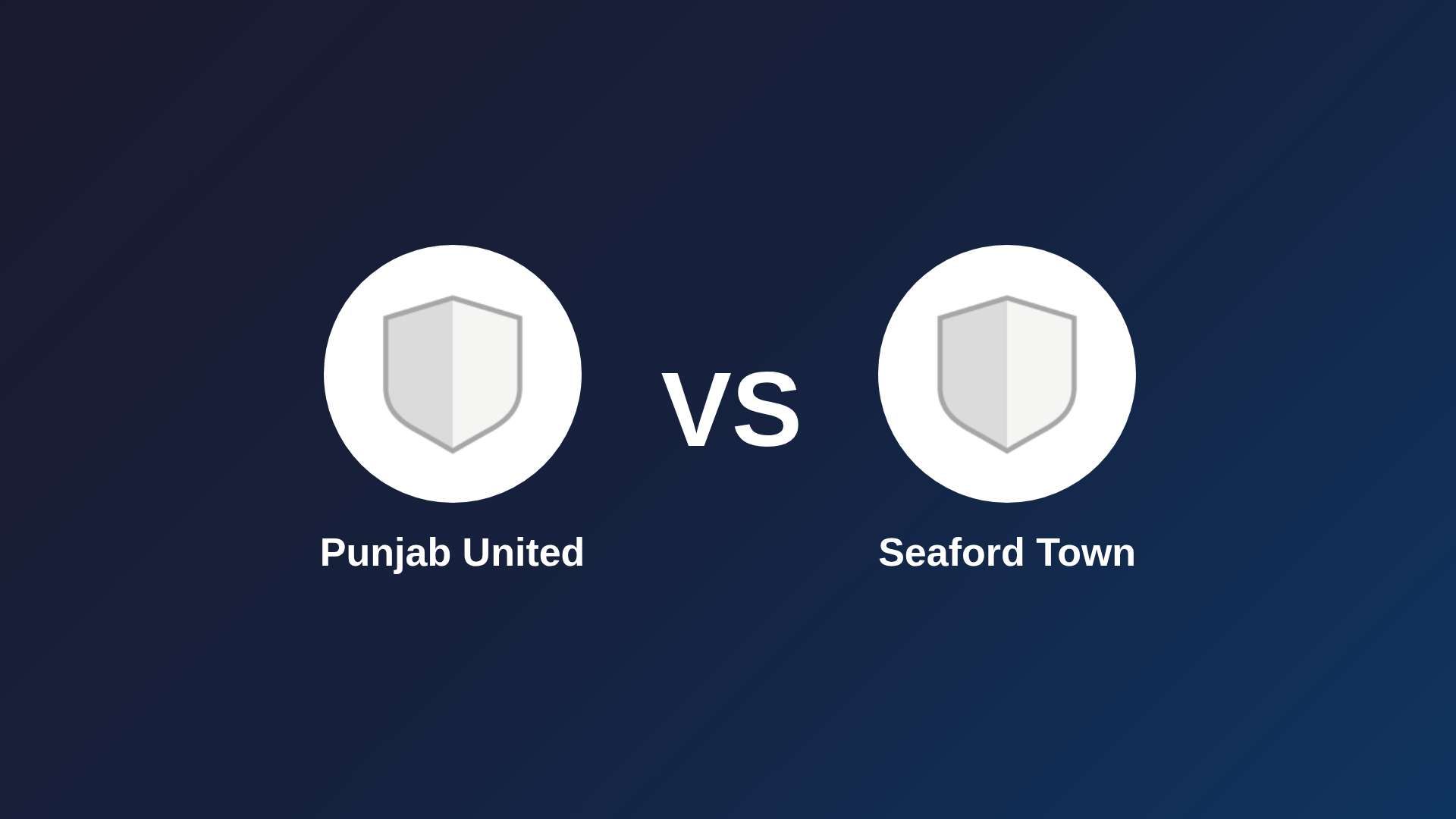 Punjab United vs Seaford Town