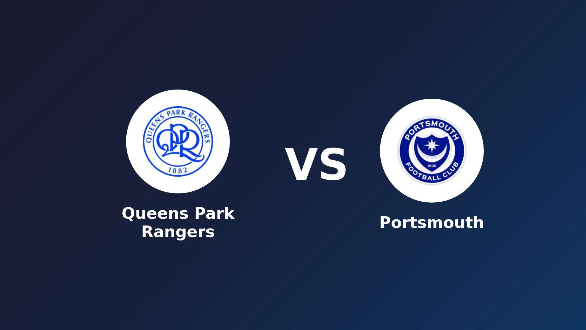 Queens Park Rangers vs Portsmouth