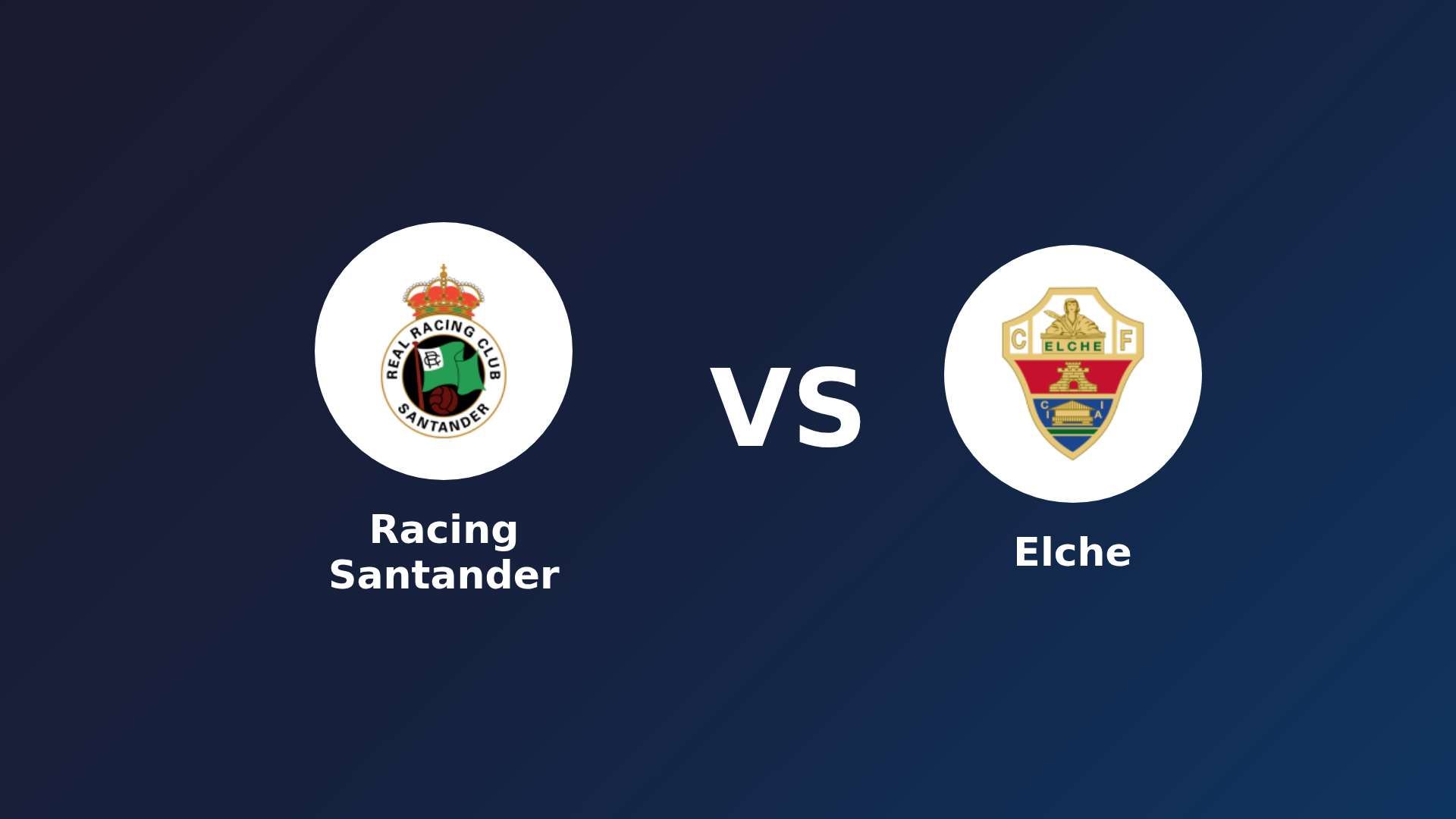 Racing Santander vs Elche