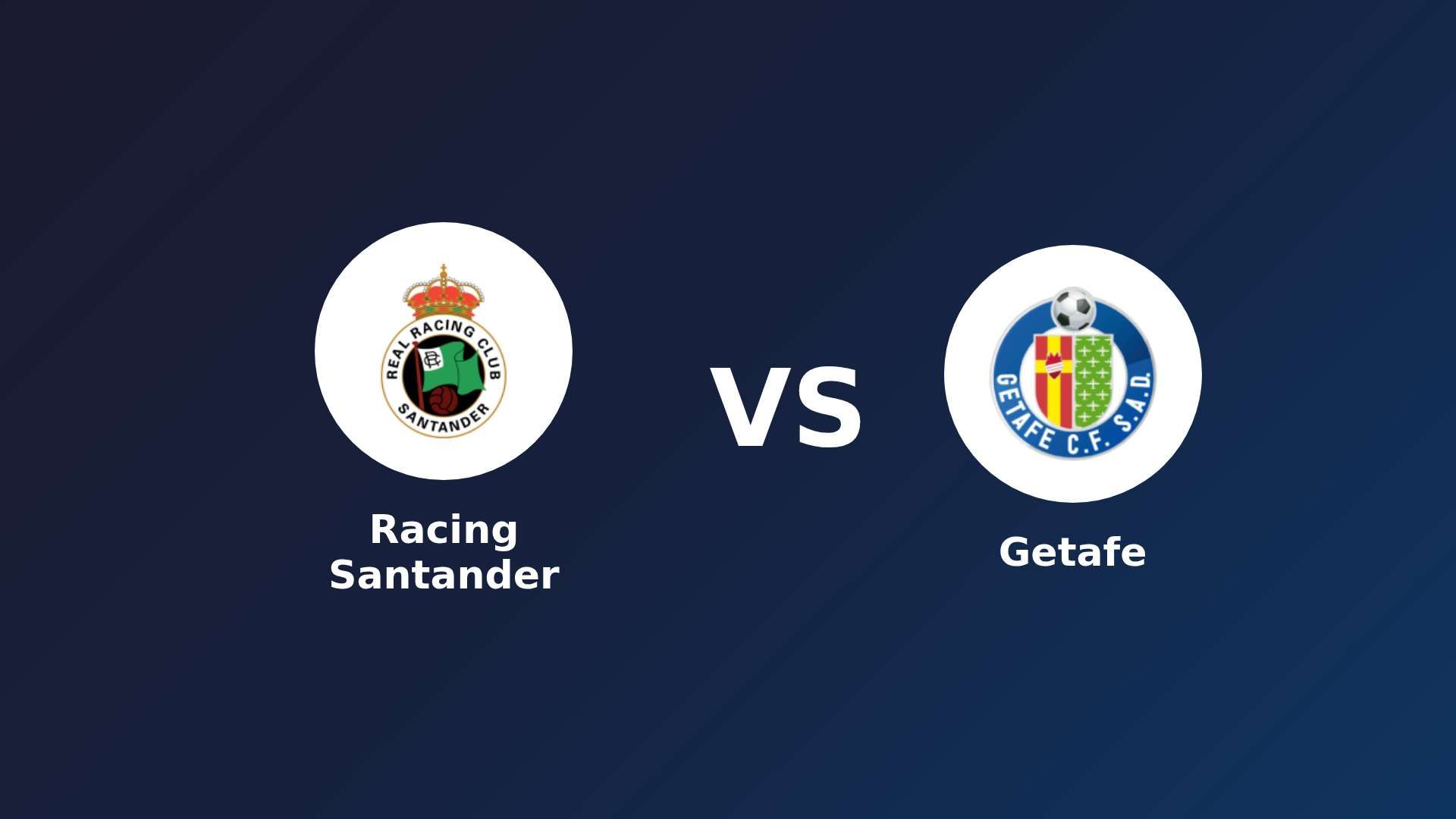 Racing Santander vs Getafe