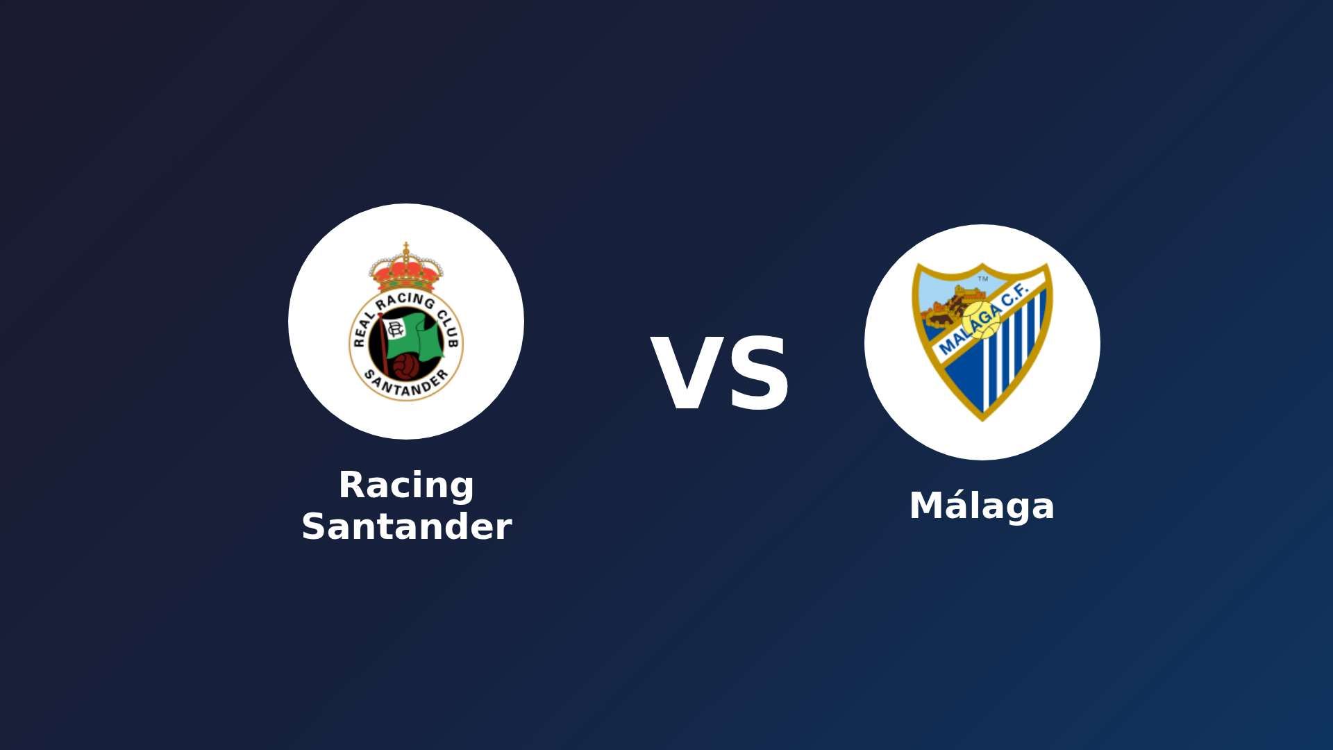 Racing Santander vs Málaga